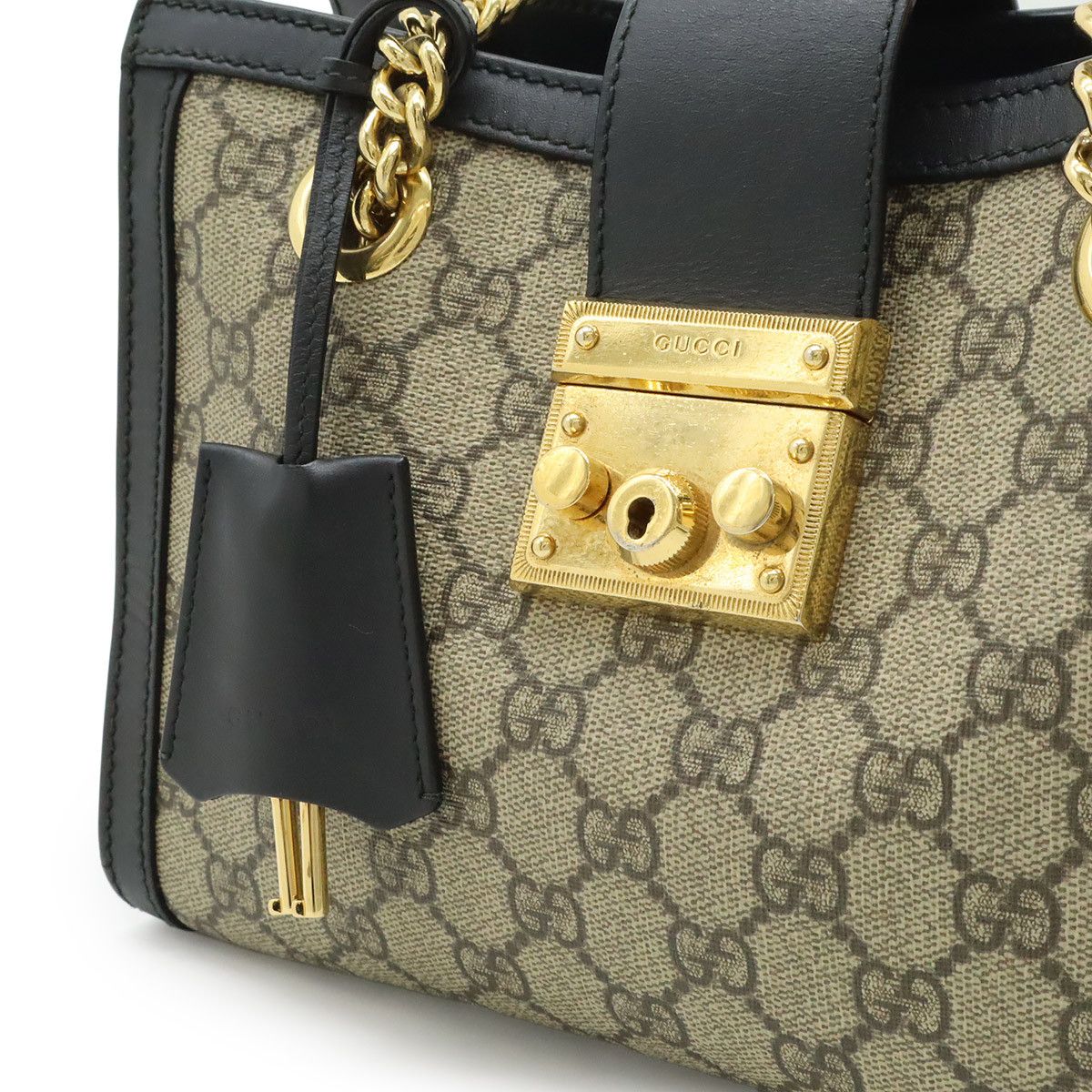 Gucci Gucci Gucci Padlock GG Supreme Shoulder Bag Canvas Shoulder Bag 498156 DUTY FREE for USA Size ONE SIZE - 8 Thumbnail