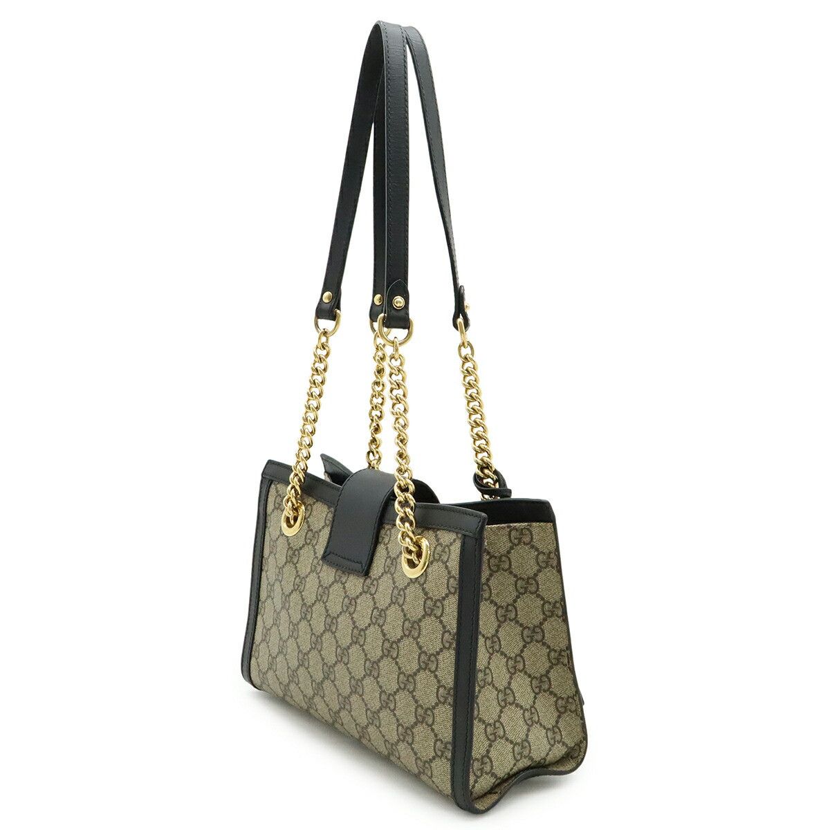 Gucci Gucci Gucci Padlock GG Supreme Shoulder Bag Canvas Shoulder Bag 498156 DUTY FREE for USA Size ONE SIZE - 2 Thumbnail