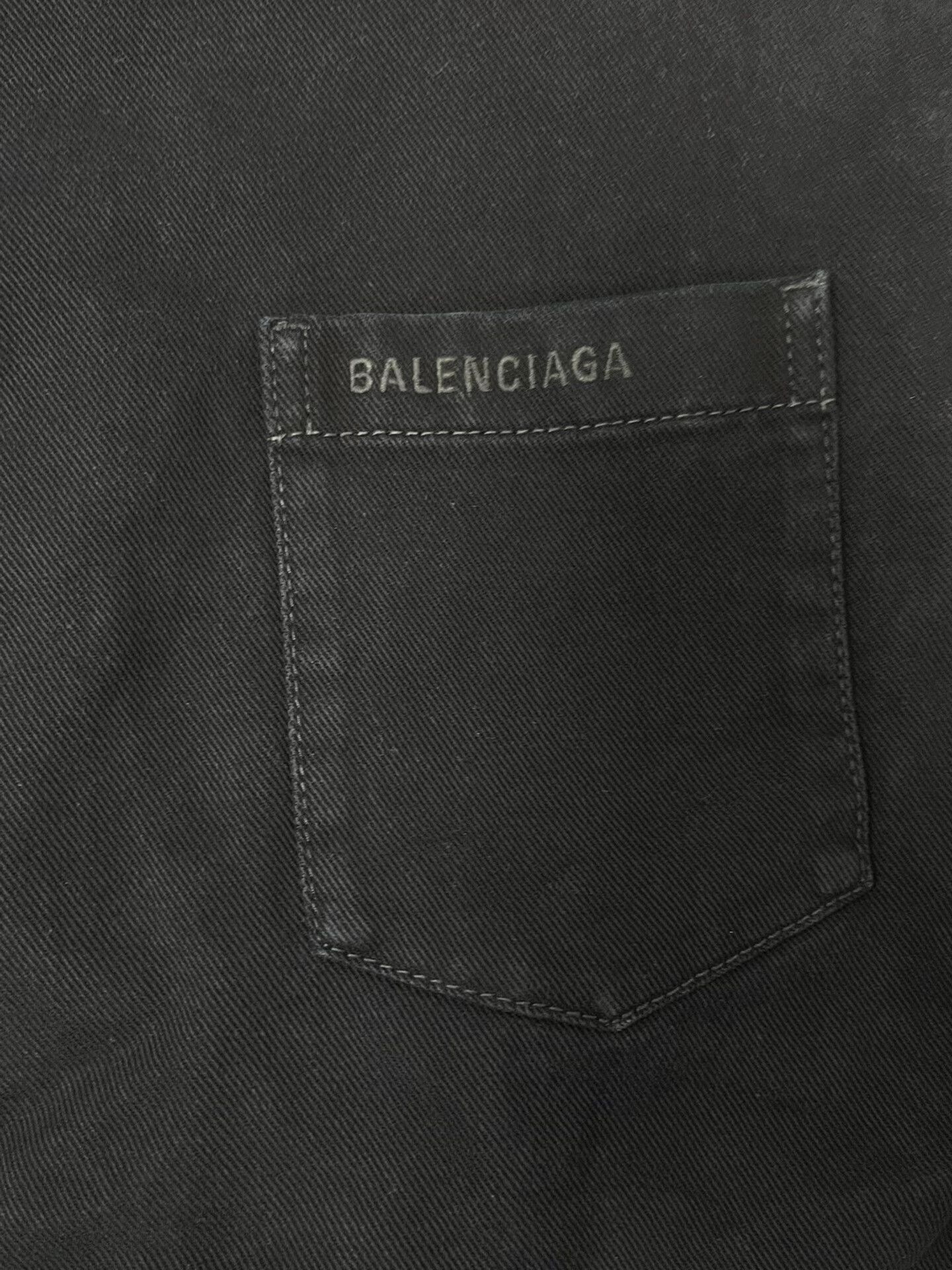 Balenciaga black casual long sleeve shirt unisex Size US XS / EU 42 / 0 - 3 Thumbnail