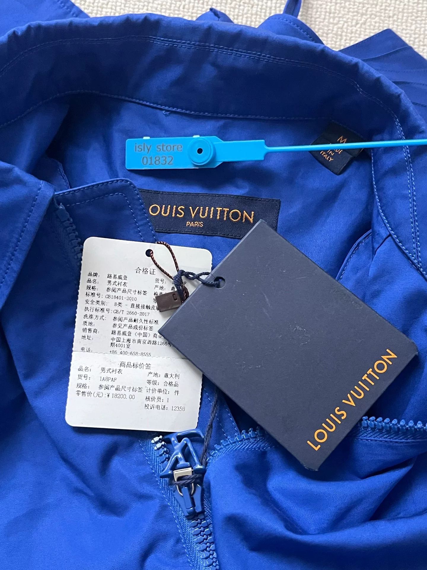 Louis Vuitton louis vuitton blue long sleeve shirt Size US M / EU 48-50 / 2 - 4 Thumbnail