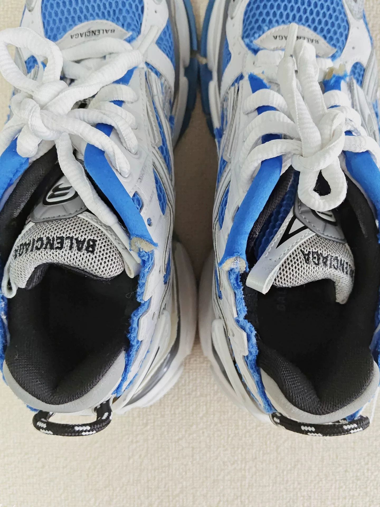 Balenciaga balenciaga runner sneakers in blue and white Size US 7.5 / EU 40-41 - 6 Thumbnail