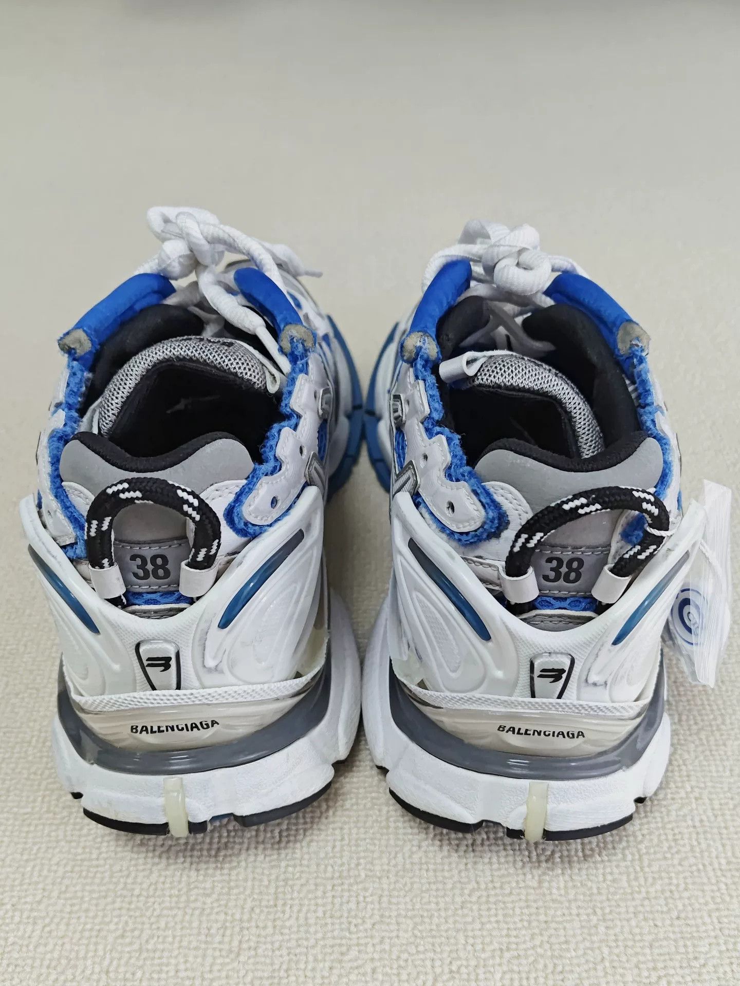 Balenciaga balenciaga runner sneakers in blue and white Size US 7.5 / EU 40-41 - 5 Thumbnail
