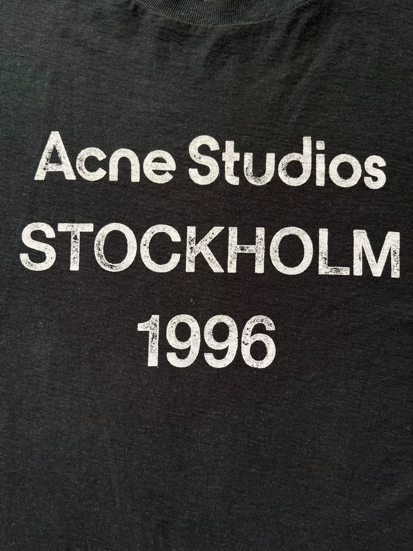 Acne Studios Acne Studios Black Short Sleeve T-Shirt Size US S / EU 44-46 / 1 - 3 Thumbnail