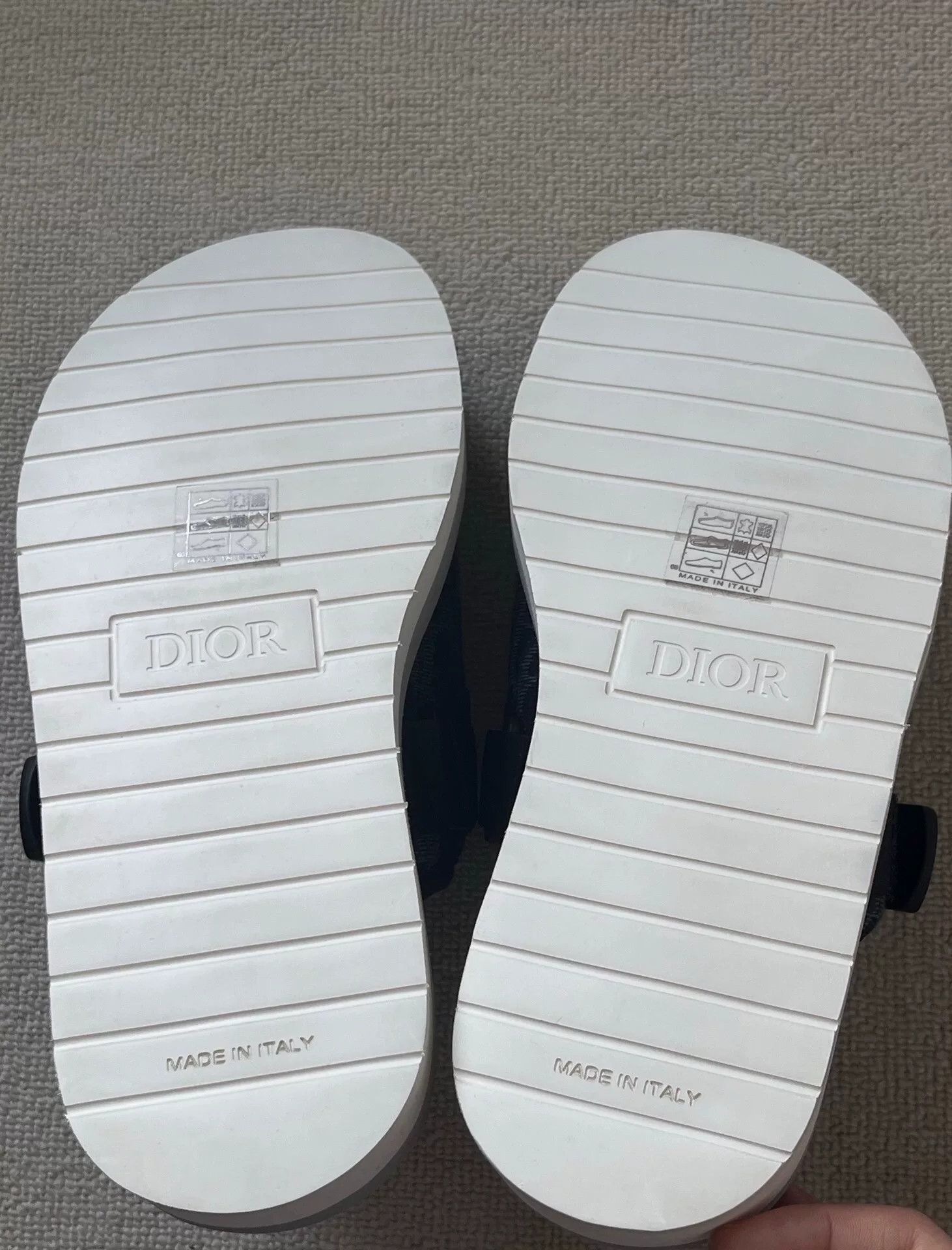 Dior dior alpha black comfortable men's sandals Size US 10 / EU 43 - 8 Thumbnail