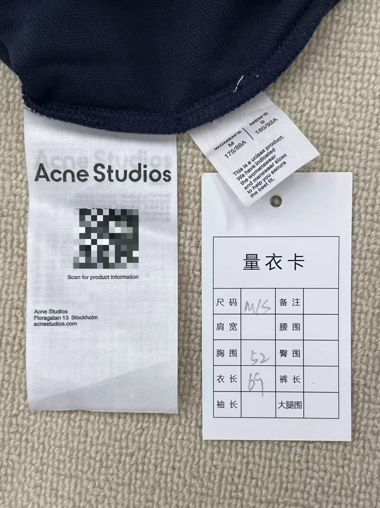 Acne Studios acne studios 3d embroidered logo casual t-shirt Size US M / EU 48-50 / 2 - 4 Thumbnail