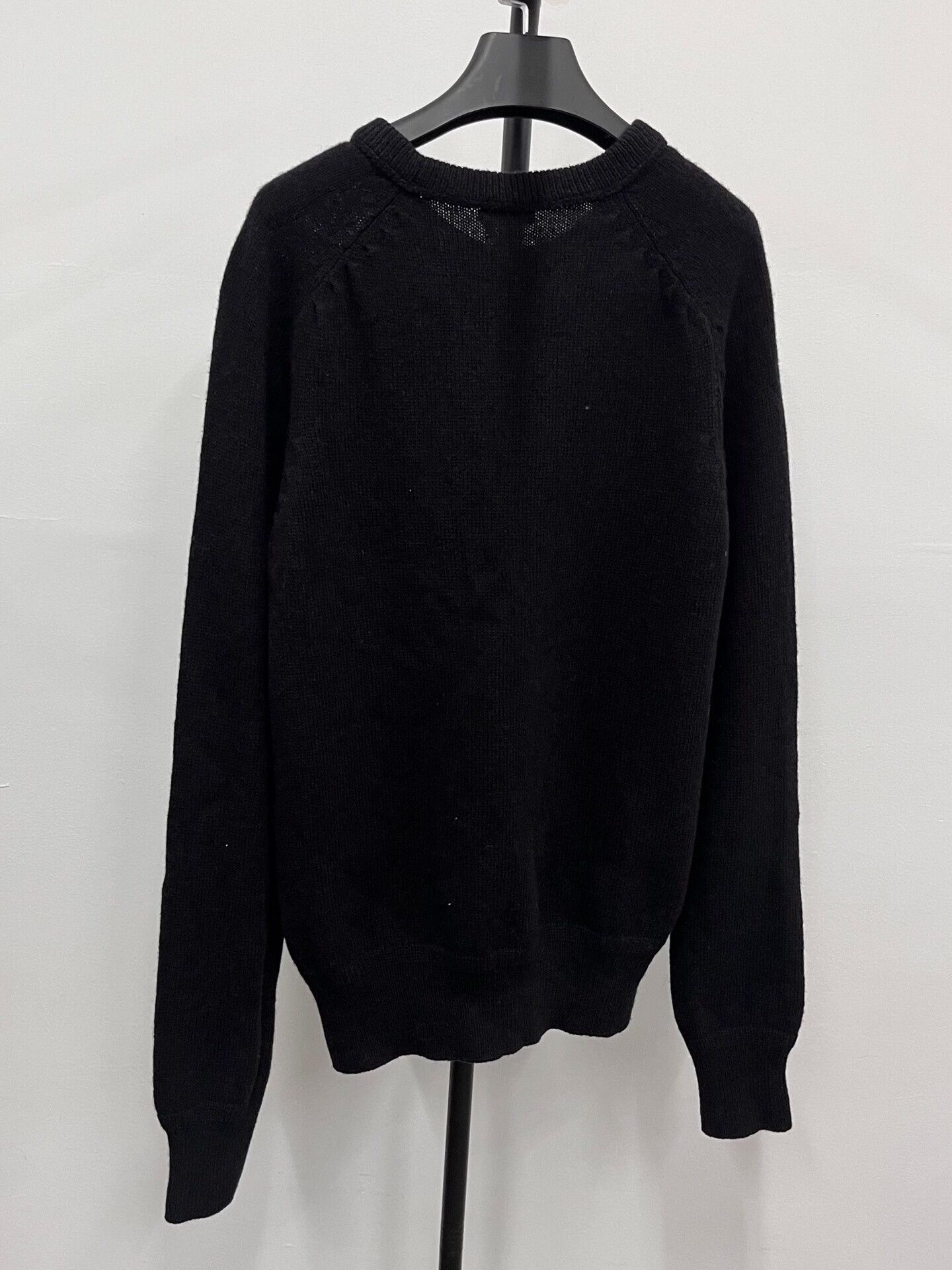 Dior black logo embroidered crew neck sweater Size US M / EU 48-50 / 2 - 2 Thumbnail