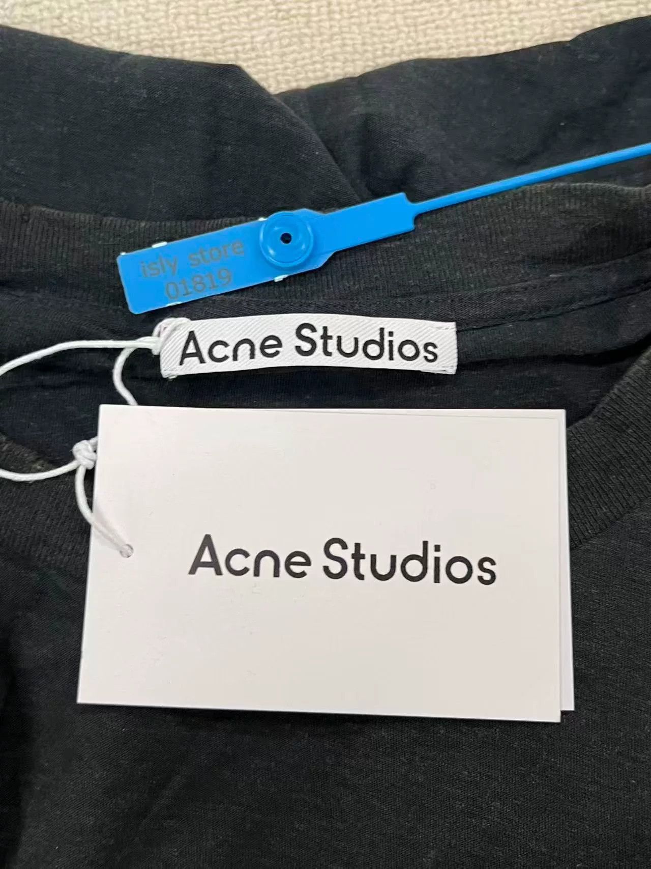 Acne Studios acne studios oversized black t-shirt for all Size US M / EU 48-50 / 2 - 5 Thumbnail