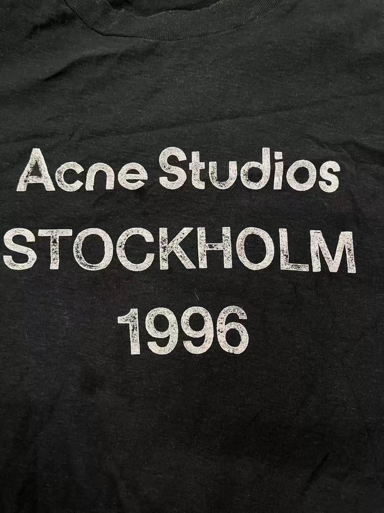 Acne Studios acne studios oversized black t-shirt for all Size US M / EU 48-50 / 2 - 3 Thumbnail