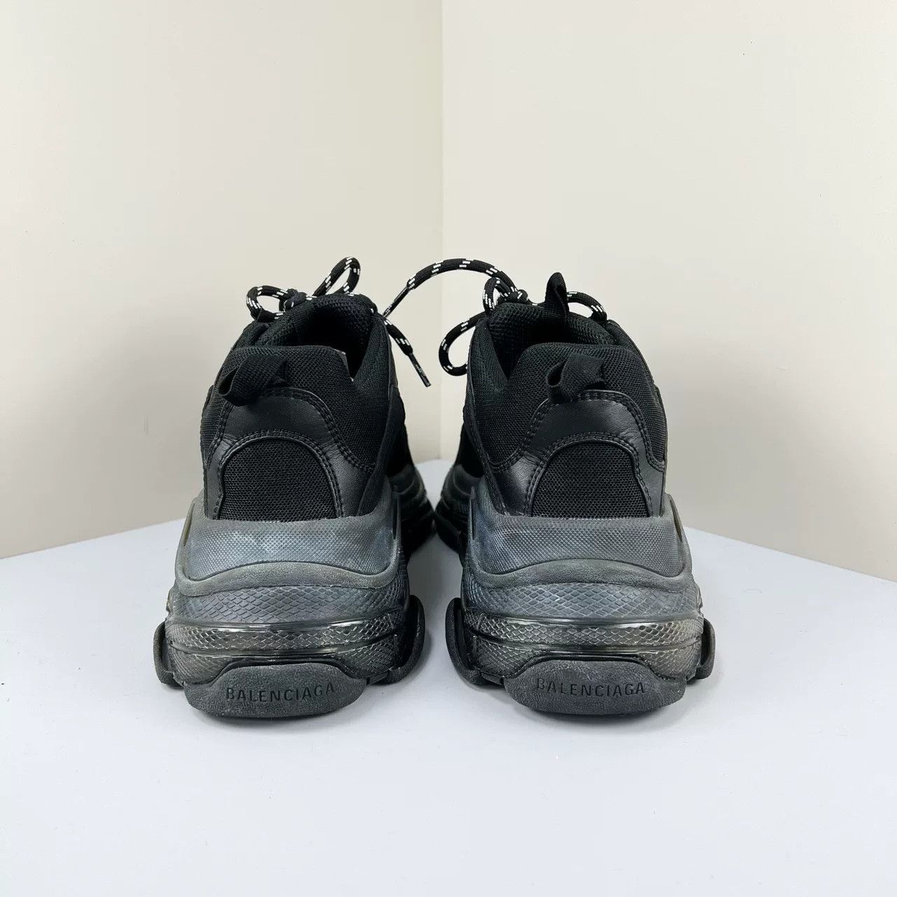 Balenciaga Balenciaga Triple S Black Casual Sneakers Size US 8.5 / EU 41-42 - 3 Thumbnail