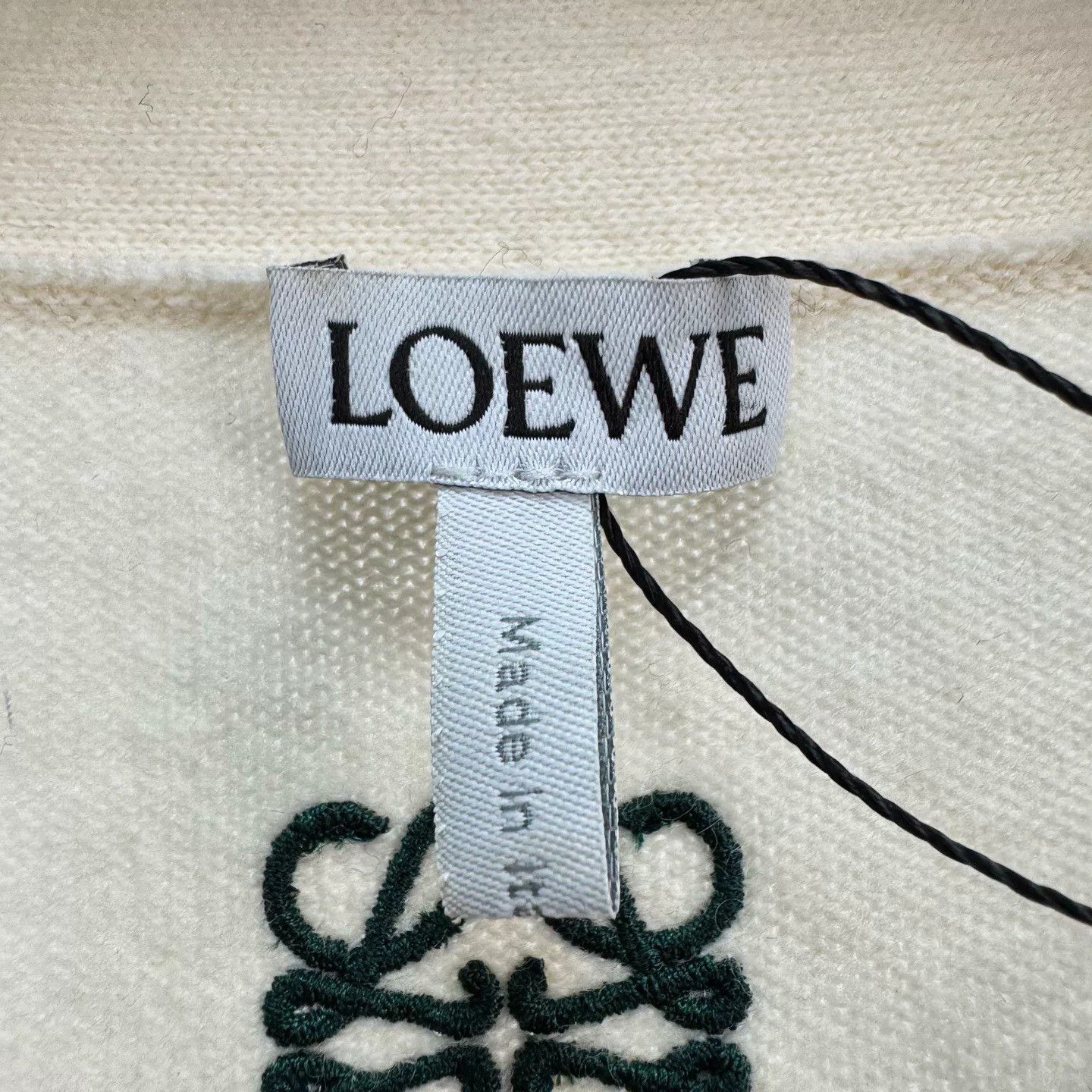 Loewe Loewe Embroidered Tassel Cardigan in Cream Size L / US 10 / IT 46 - 6 Thumbnail