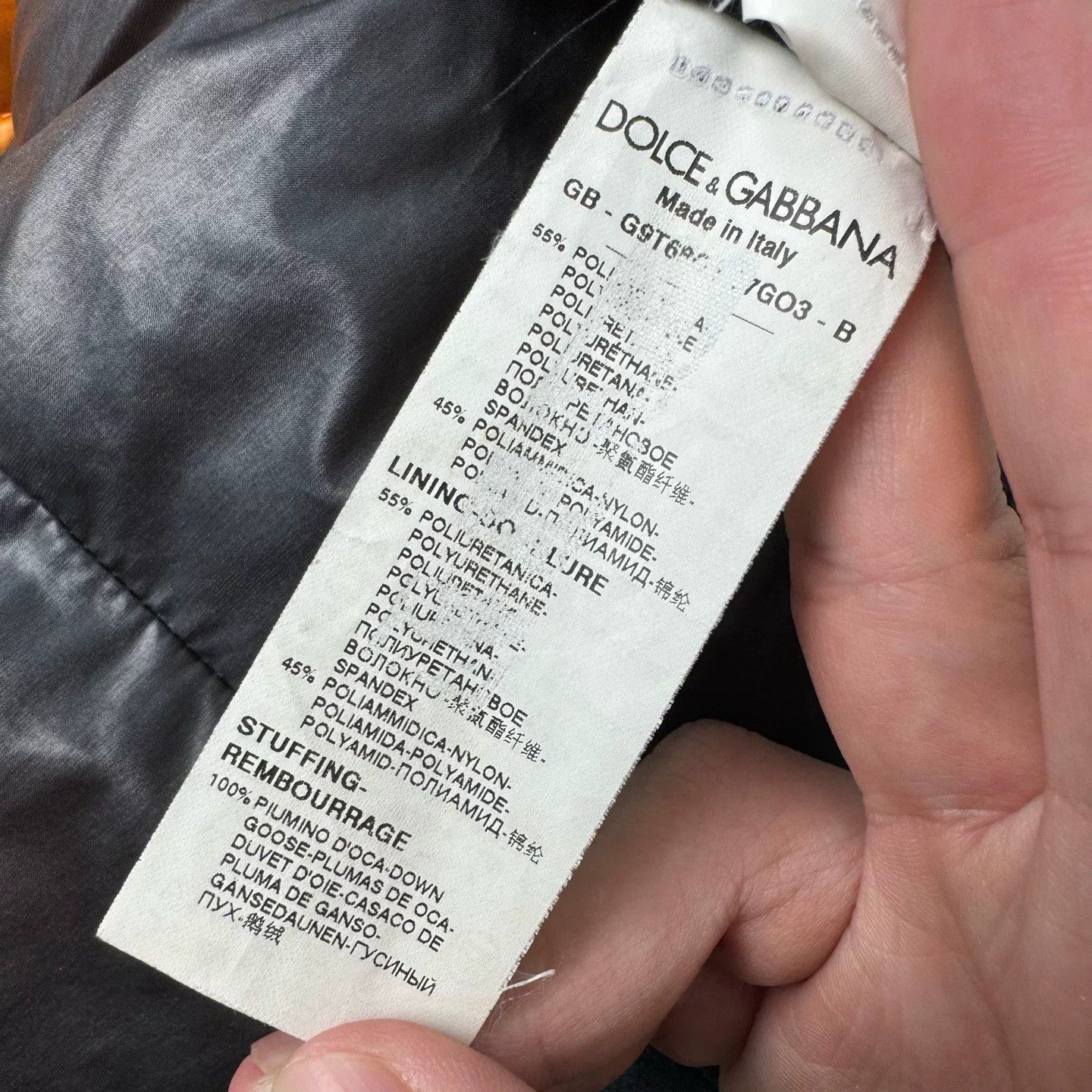 Dolce & Gabbana dolce & gabbana orange puffer jacket Size US L / EU 52-54 / 3 - 8 Thumbnail