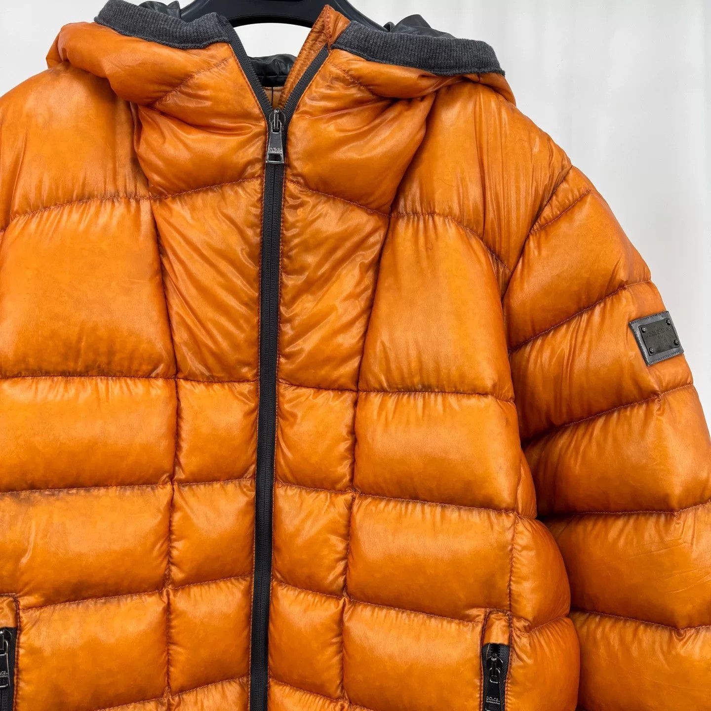 Dolce & Gabbana dolce & gabbana orange puffer jacket Size US L / EU 52-54 / 3 - 3 Thumbnail