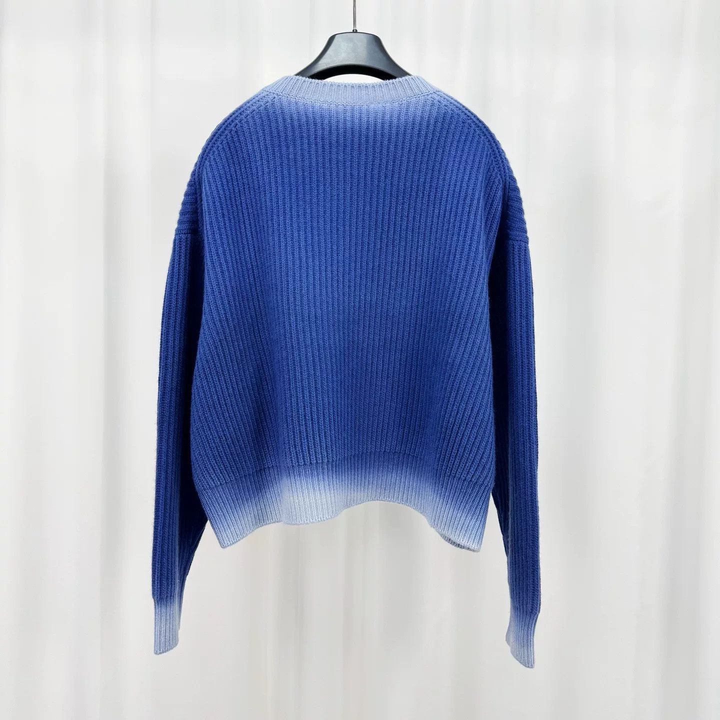 Miu Miu gradient blue wool knit sweater by Miu Miu Size M / US 6-8 / IT 42-44 - 2 Thumbnail