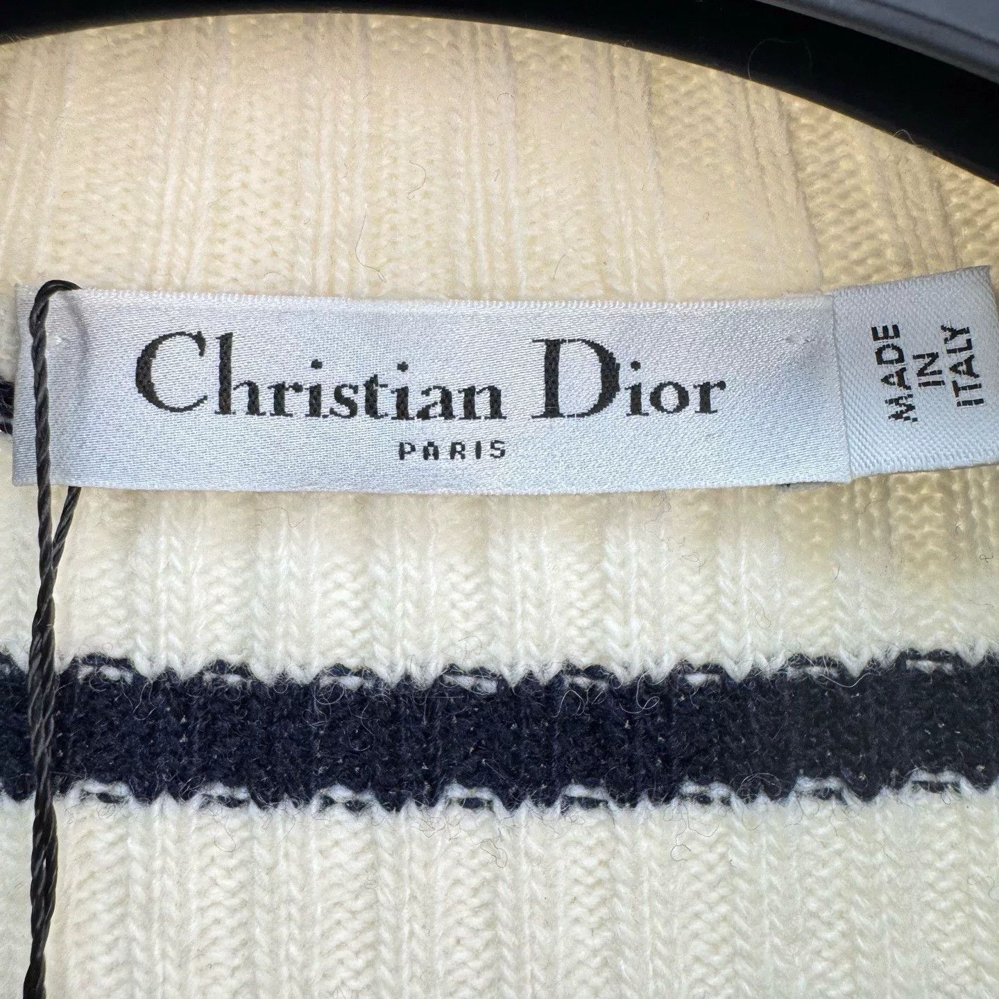 Dior dior striped knit sweater with sailor collar Size S / US 4 / IT 40 - 5 Thumbnail