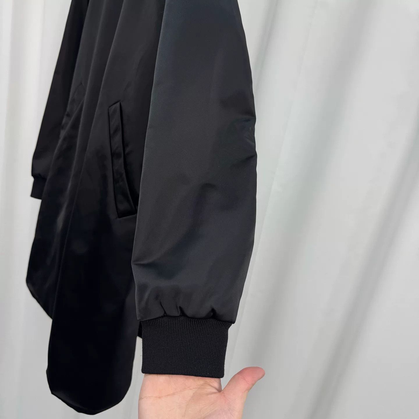 Acne Studios black satin long coat by Acne Studios Size XS / US 0-2 / IT 36-38 - 4 Thumbnail