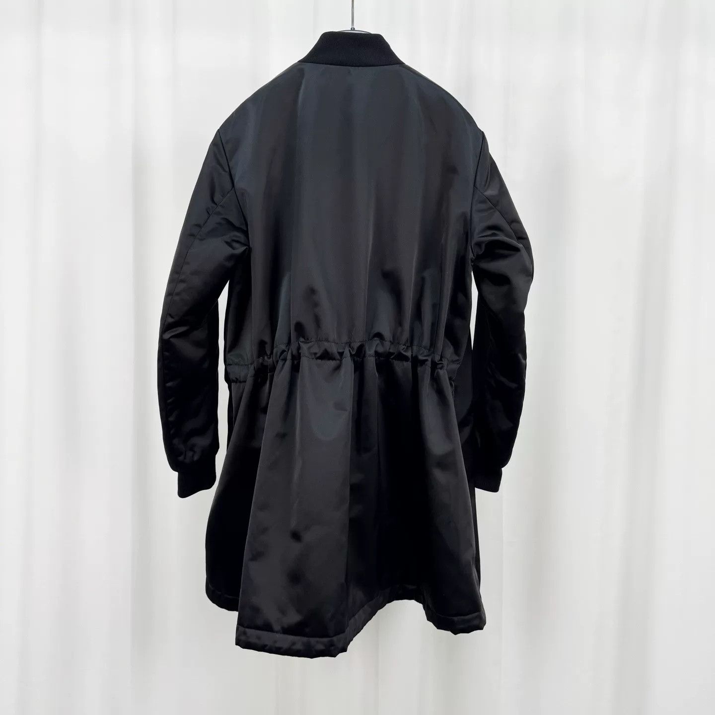 Acne Studios black satin long coat by Acne Studios Size XS / US 0-2 / IT 36-38 - 2 Thumbnail