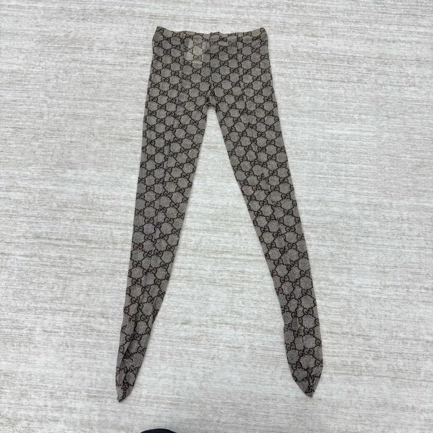 Gucci gucci monogram patterned tights size small Size ONE SIZE - 2 Thumbnail