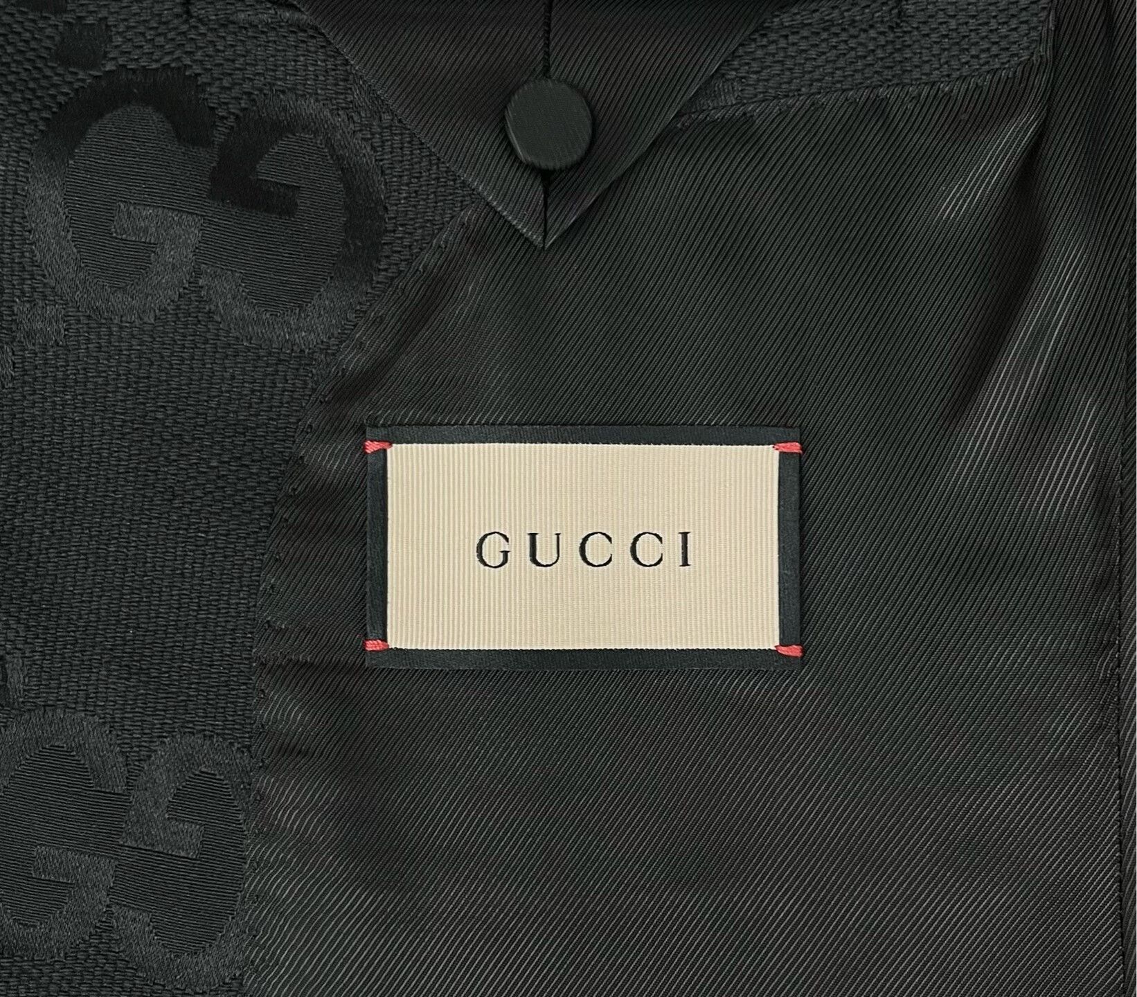Gucci Gucci Black Double G Logo Suit Jacket Size US M / EU 48-50 / 2 - 4 Thumbnail