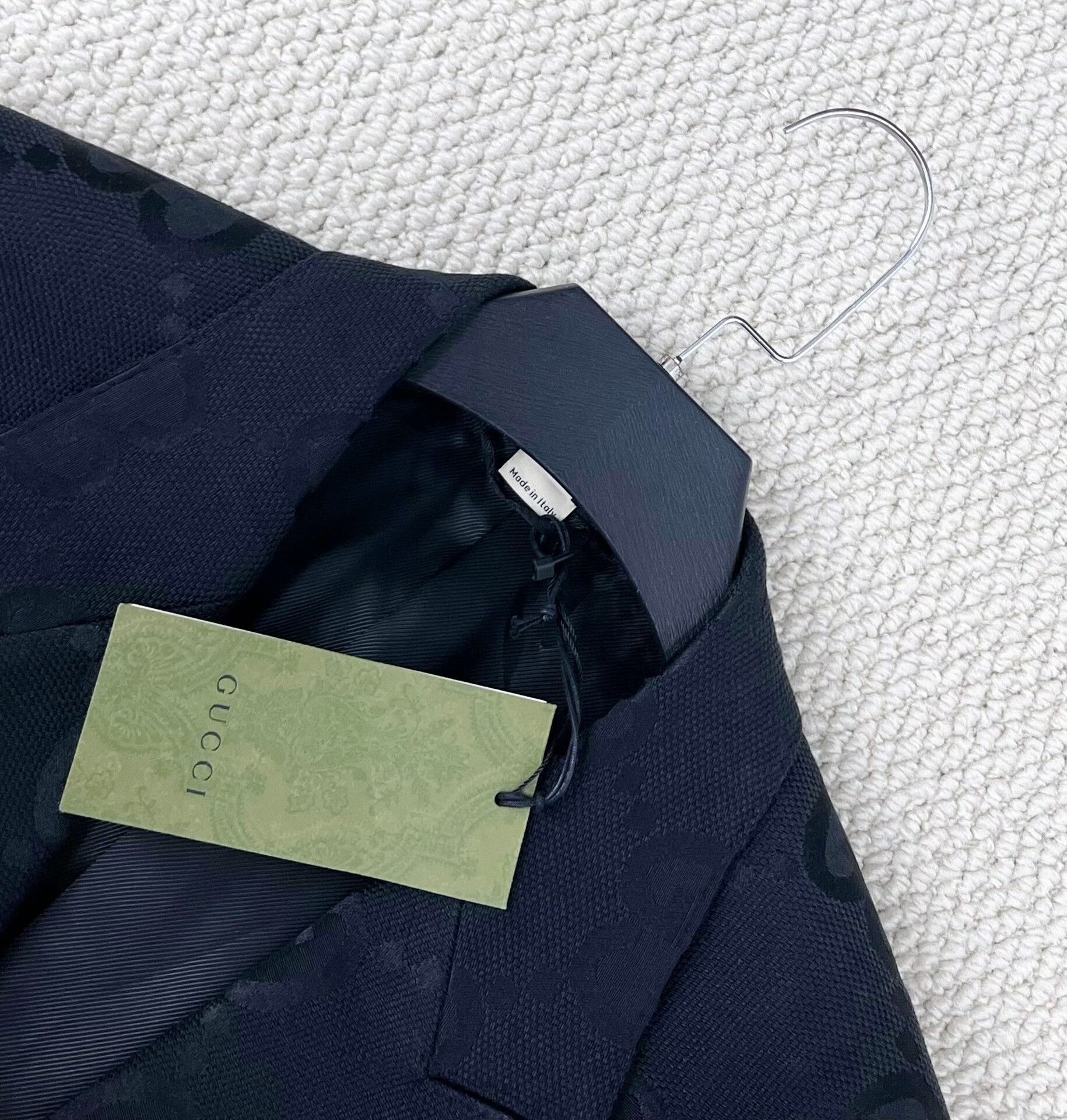Gucci Gucci Black Double G Logo Suit Jacket Size US M / EU 48-50 / 2 - 3 Thumbnail