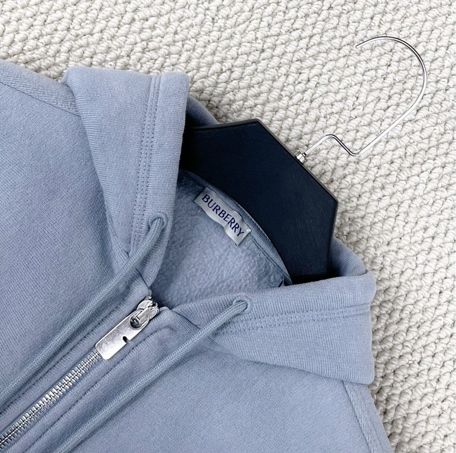 Burberry burberry gray zip hooded sweat jacket Size US S / EU 44-46 / 1 - 3 Thumbnail