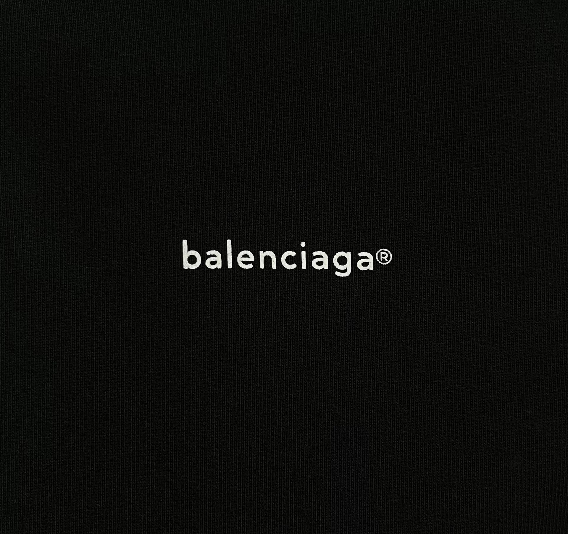 Balenciaga balenciaga black logo zip-up hoodie Size US S / EU 44-46 / 1 - 5 Thumbnail