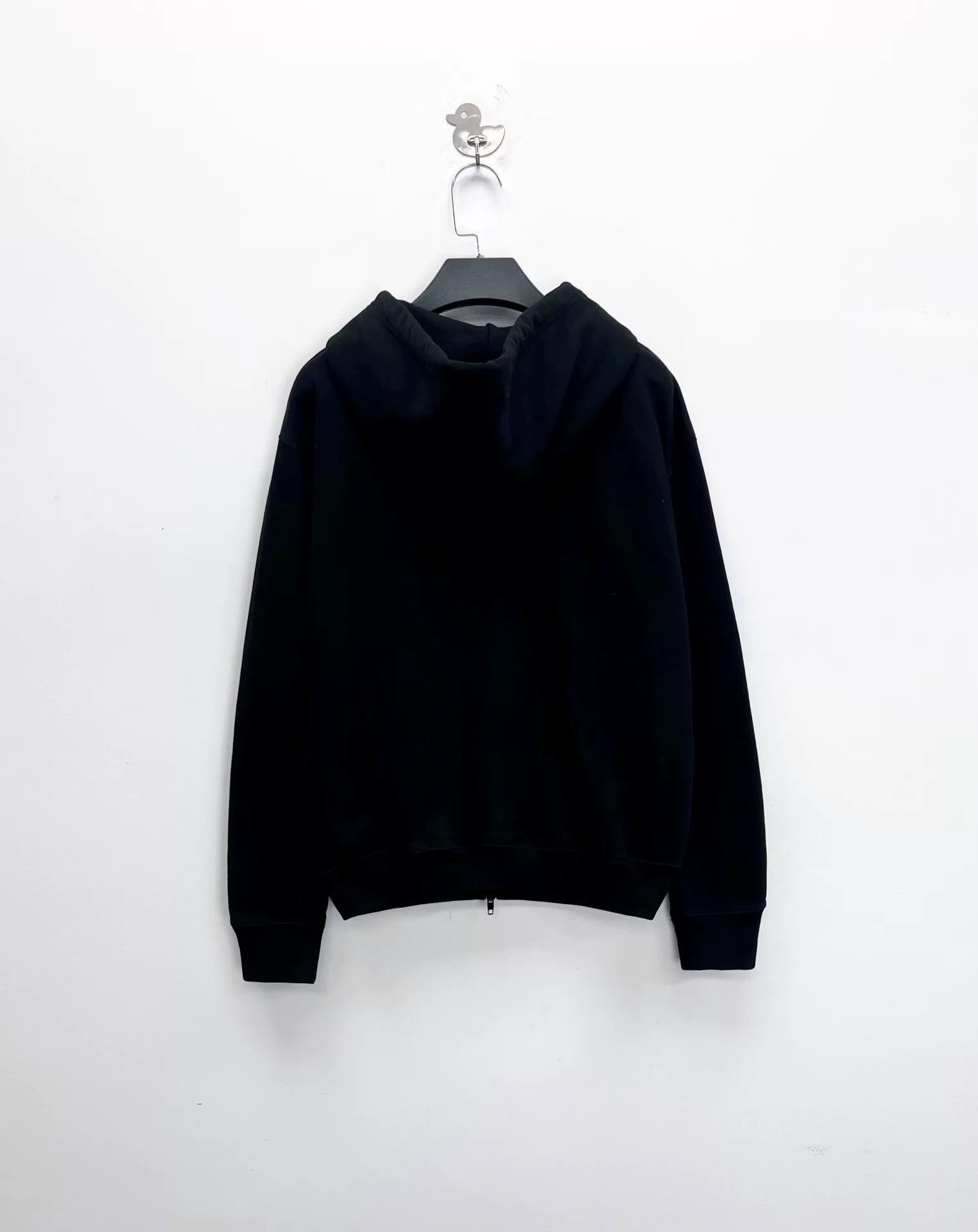 Balenciaga balenciaga black logo zip-up hoodie Size US S / EU 44-46 / 1 - 2 Thumbnail