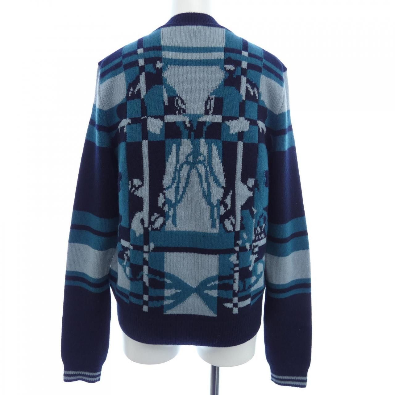 Hermes Hermes Hermès BRIDES DE GALA TARTAN34 Cashmere Cardigan Others Tops DUTY FREE for USA Size ONE SIZE - 2 Thumbnail