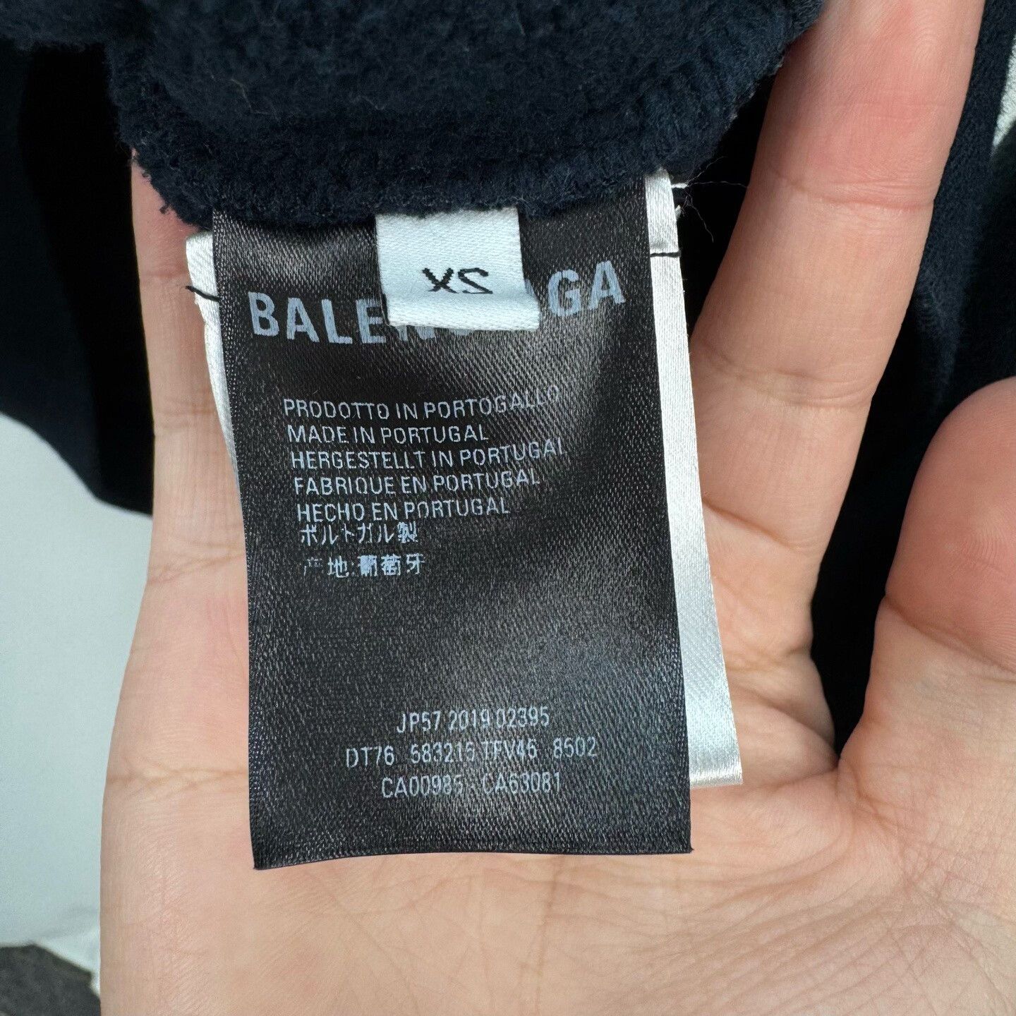 Balenciaga Balenciaga Embroidered Letter Hoodie XS Size XS / US 0-2 / IT 36-38 - 7 Thumbnail