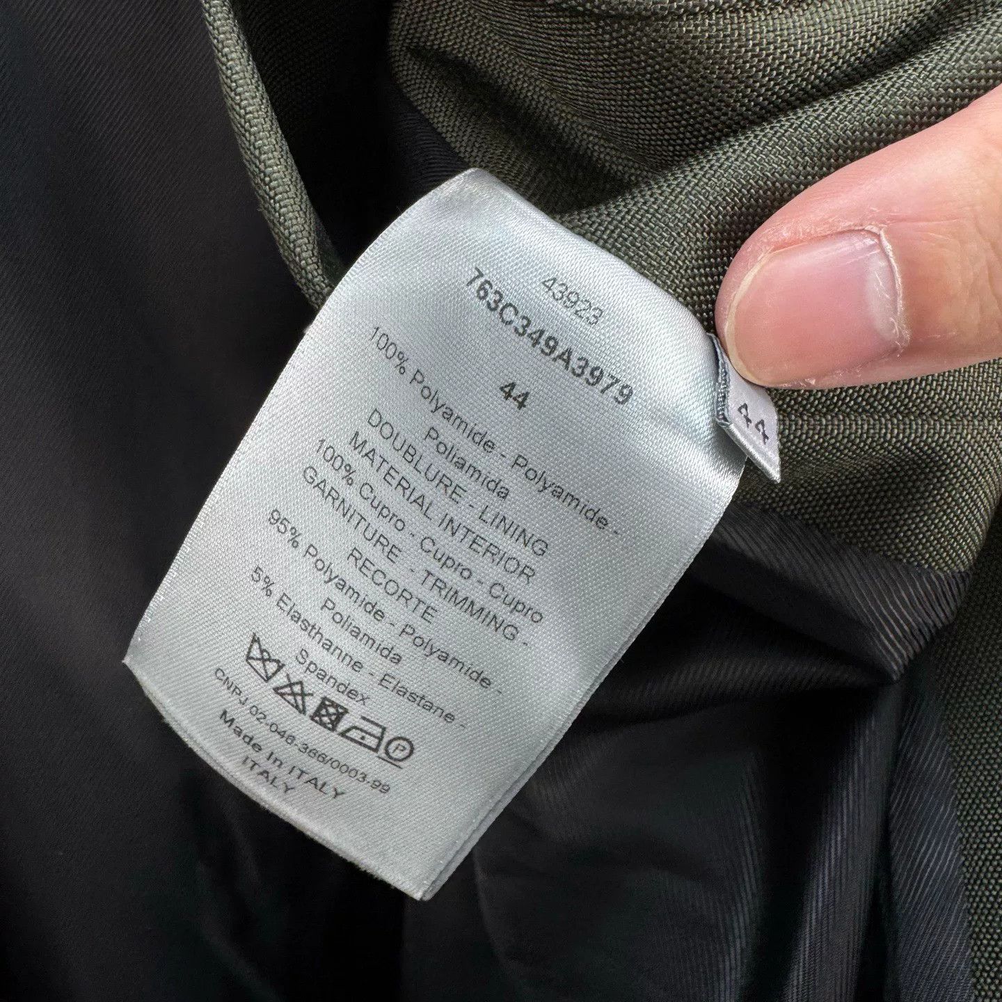 Dior Dior Green Military Style Windbreaker Coat Size US L / EU 52-54 / 3 - 6 Thumbnail