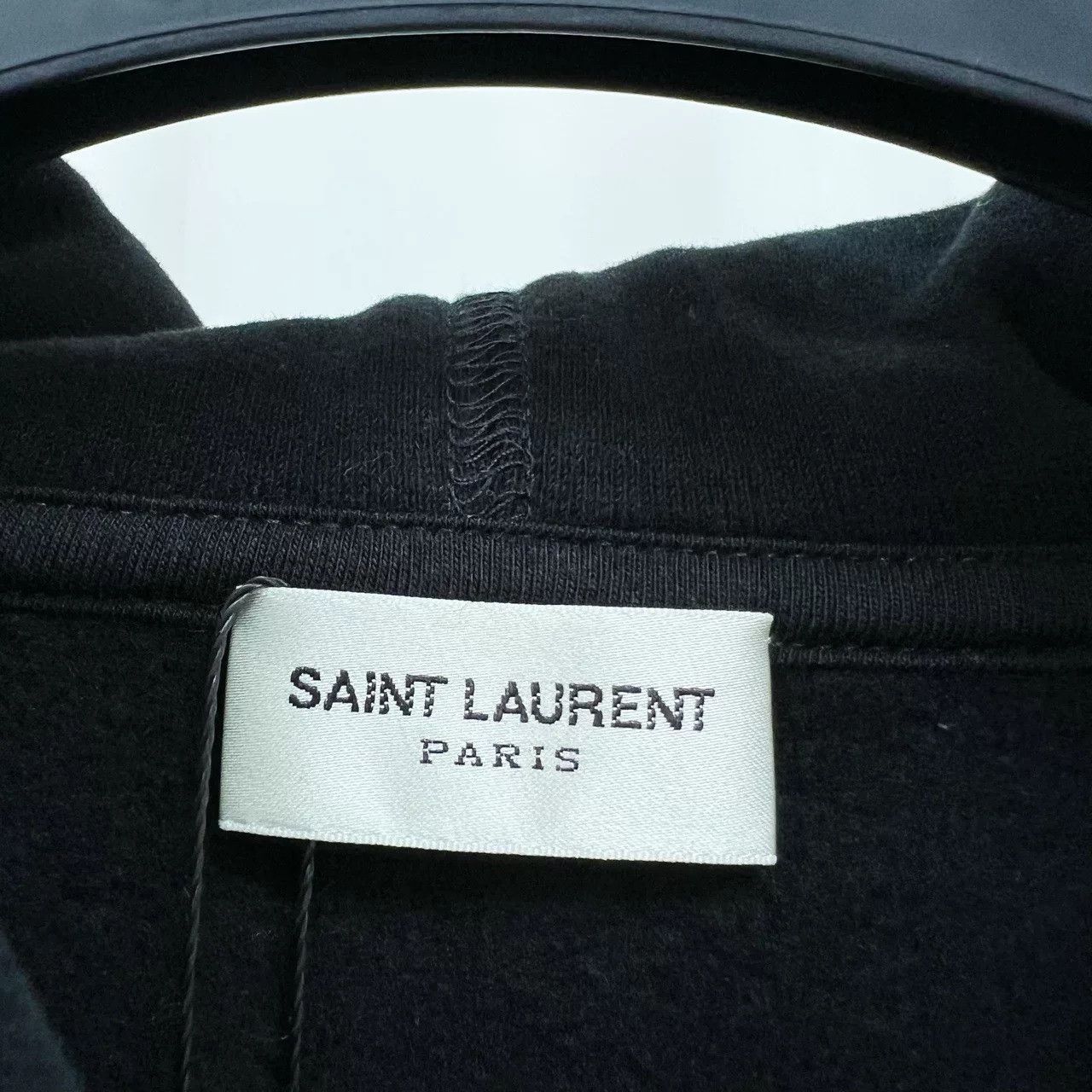 Saint Laurent Paris Saint Laurent Embroidered Logo Hoodie Size XS / US 0-2 / IT 36-38 - 5 Thumbnail