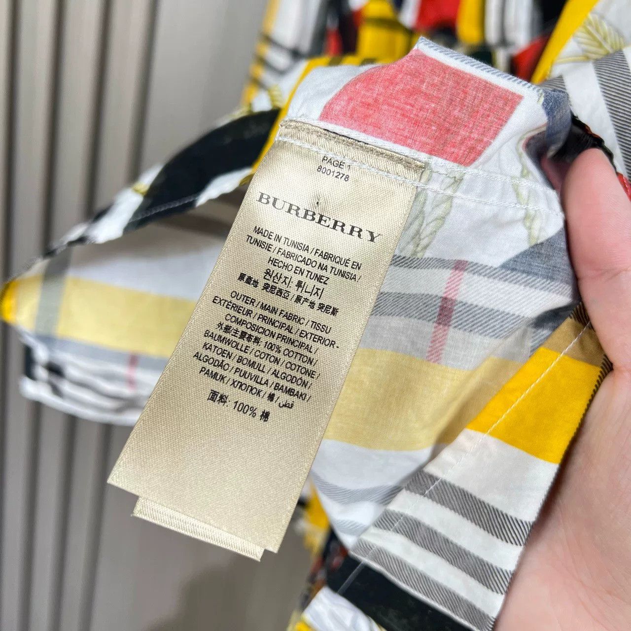 Burberry burberry check pattern button-up shirt Size US S / EU 44-46 / 1 - 3 Thumbnail