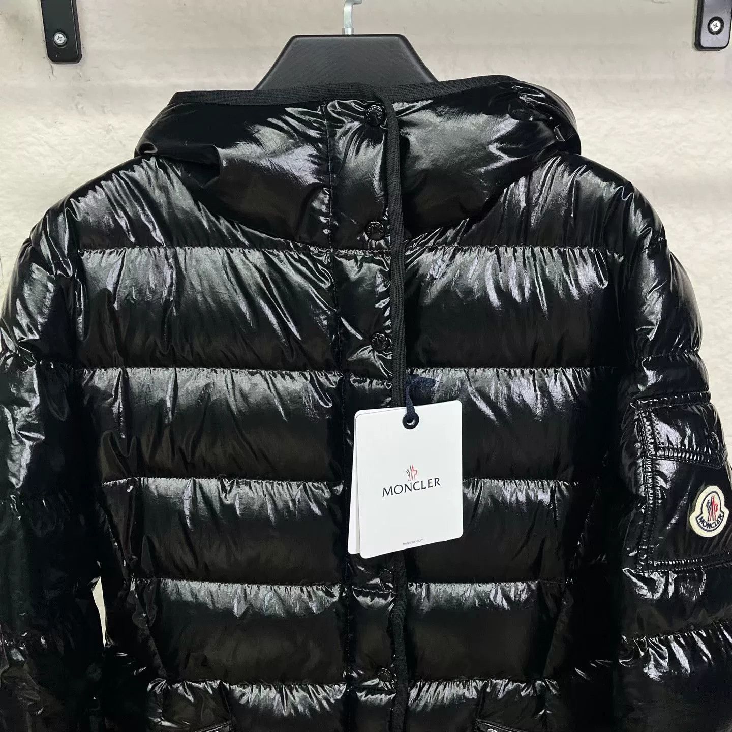 Moncler black moncler barante puffer jacket Size S / US 4 / IT 40 - 3 Thumbnail