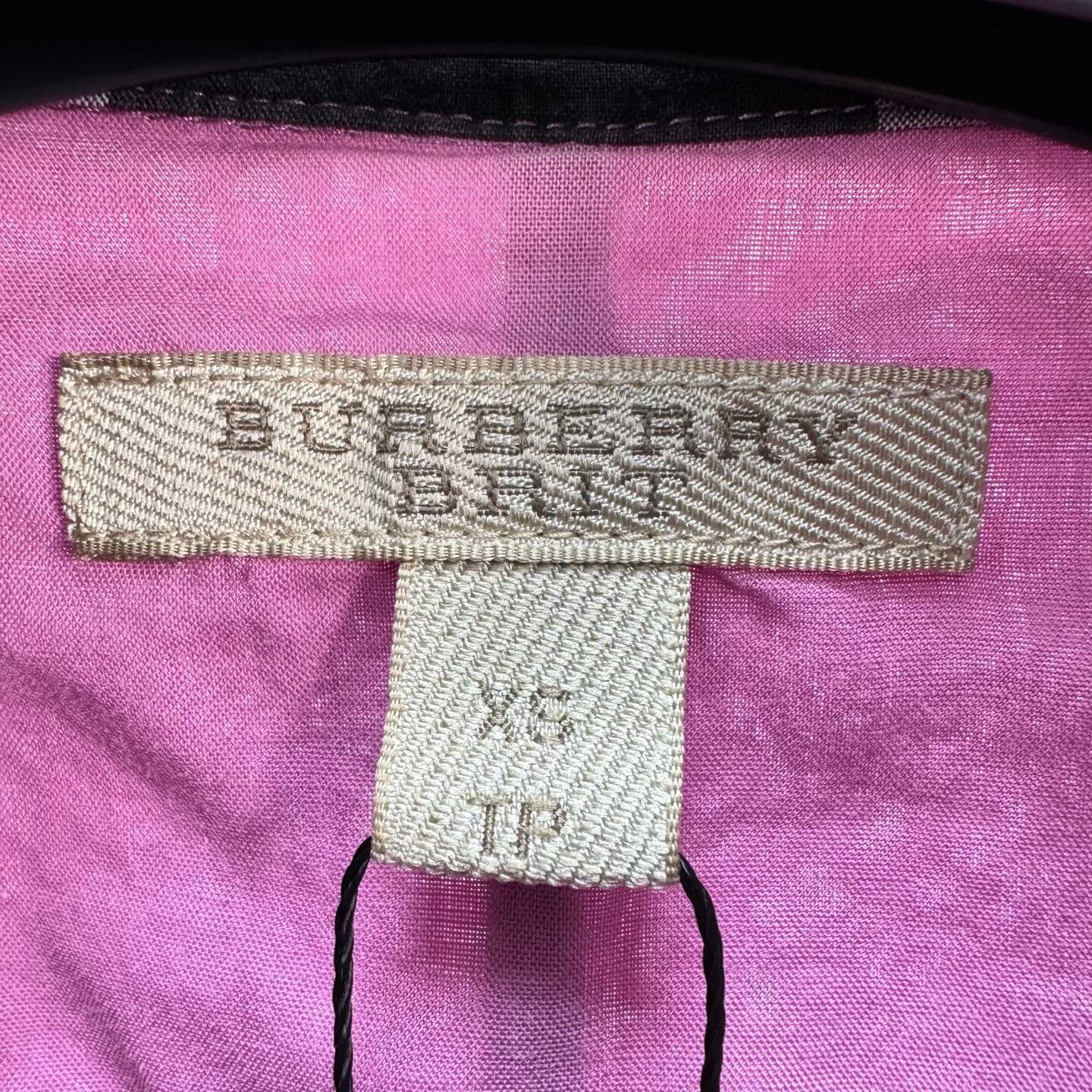 Burberry burberry pink classic check long sleeve shirt Size XS / US 0-2 / IT 36-38 - 5 Thumbnail