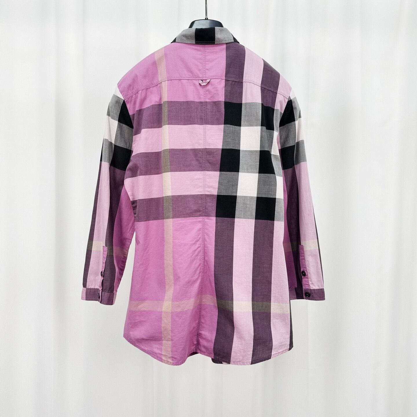 Burberry burberry pink classic check long sleeve shirt Size XS / US 0-2 / IT 36-38 - 2 Thumbnail