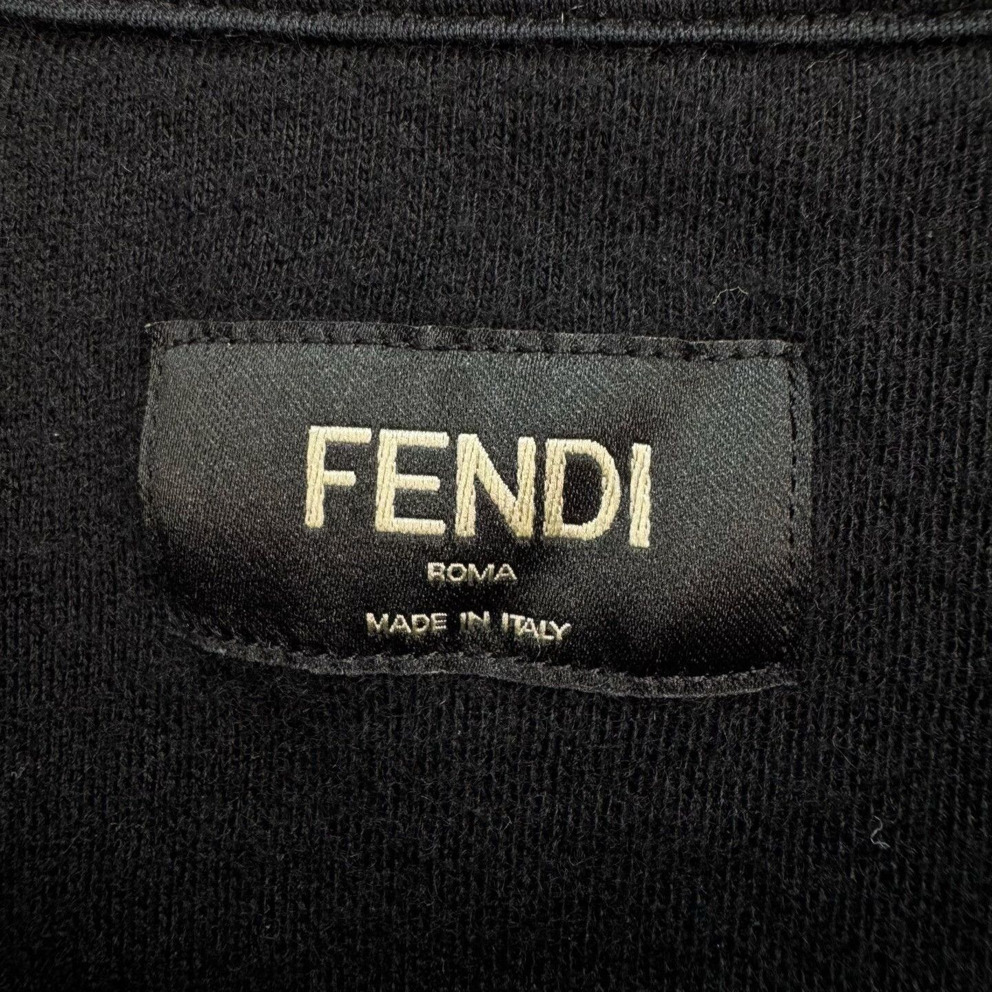 Fendi fendi monster rubber studded wool sweatshirt Size US L / EU 52-54 / 3 - 5 Thumbnail