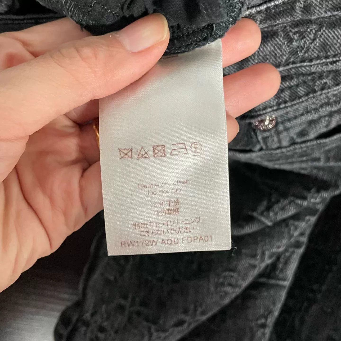 Louis Vuitton lv monogram print denim pants size 38 Size US 27 - 4 Thumbnail