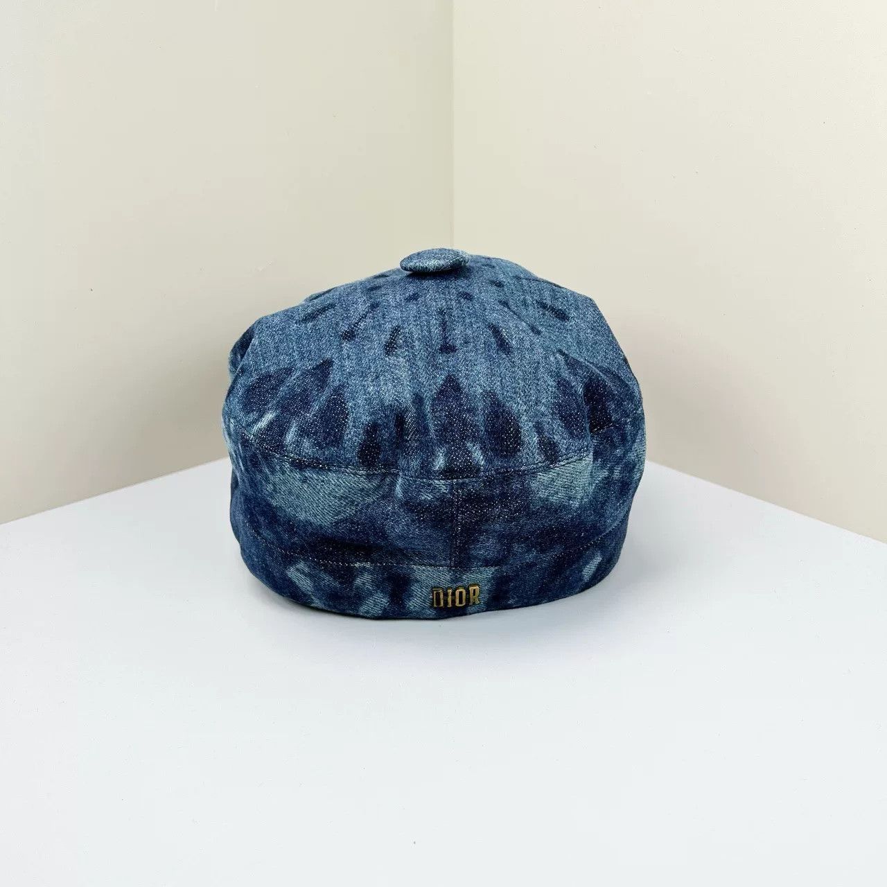 Dior Dior Tie-Dye Denim Beret Hat Size ONE SIZE - 2 Thumbnail