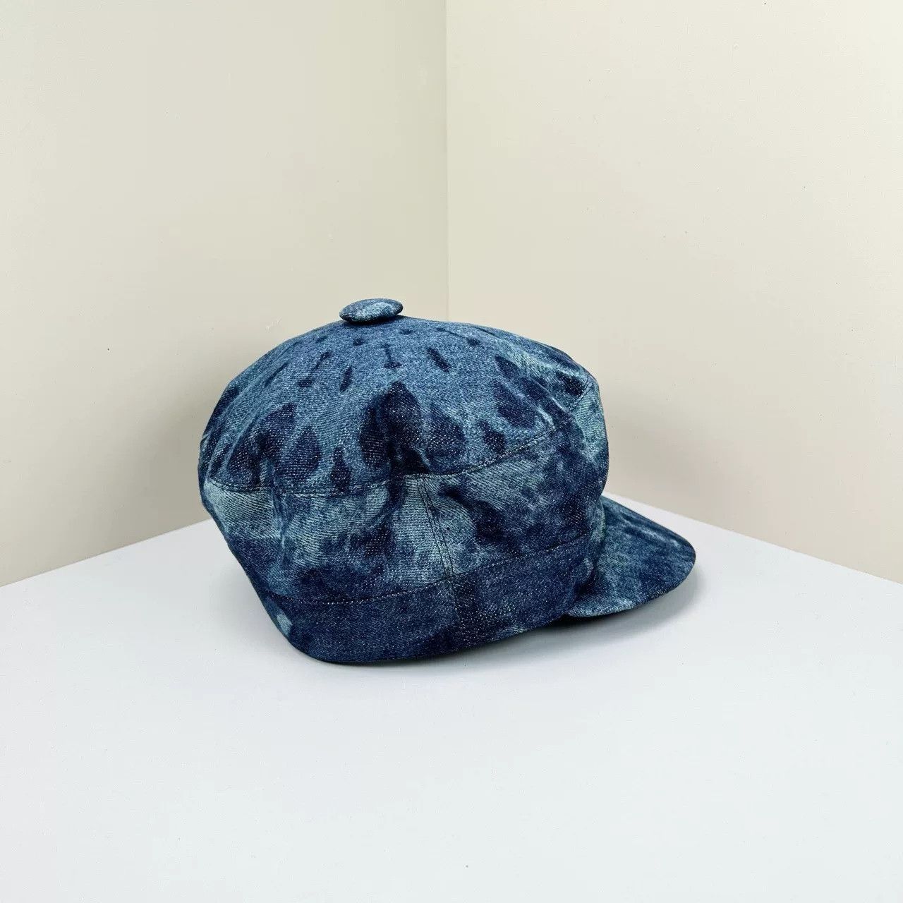 Dior Dior Tie-Dye Denim Beret Hat Size ONE SIZE - 3 Thumbnail