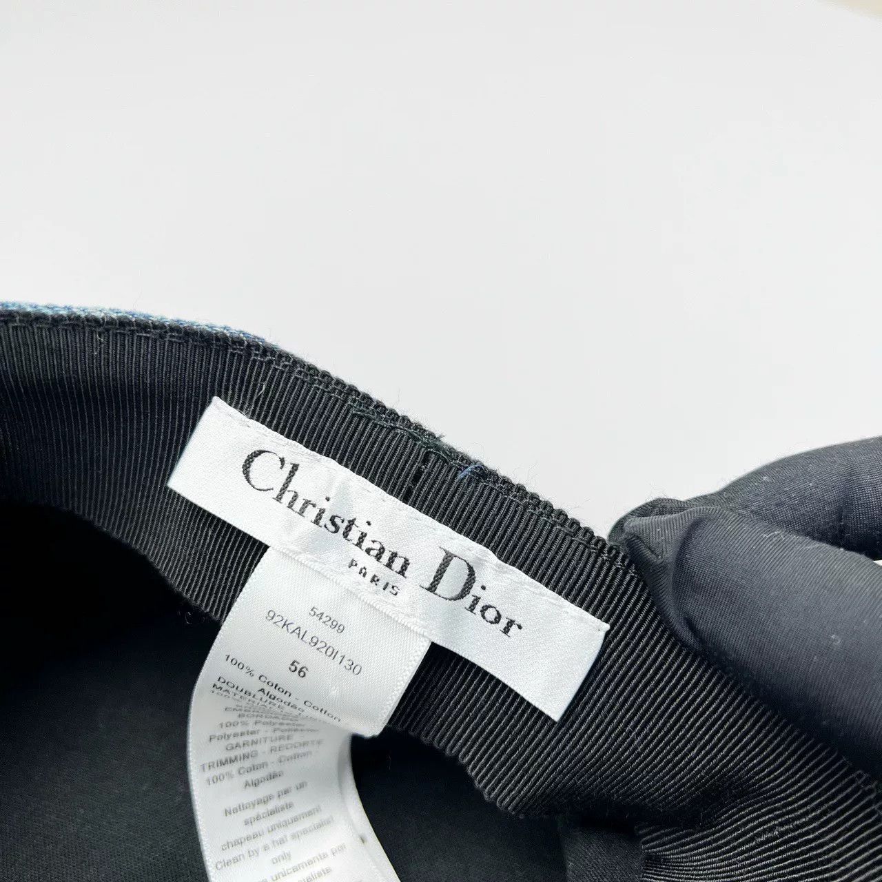 Dior Dior Tie-Dye Denim Beret Hat Size ONE SIZE - 6 Thumbnail
