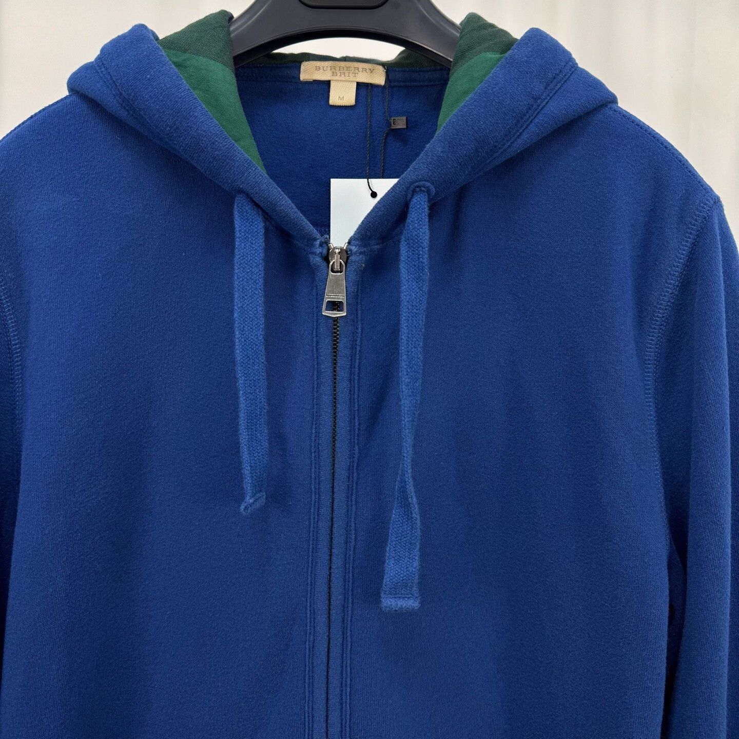 Burberry burberry embroidered check zip hoodie Size US M / EU 48-50 / 2 - 5 Thumbnail
