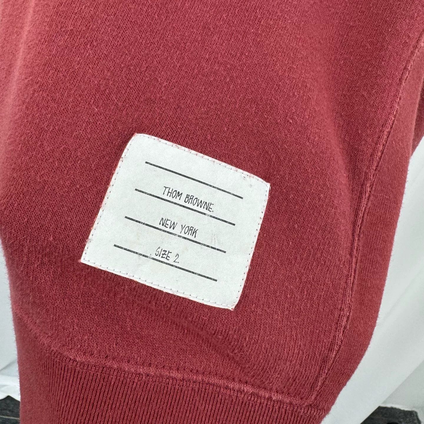 Thom Browne thom browne red long sleeve sweatshirt Size US M / EU 48-50 / 2 - 5 Thumbnail