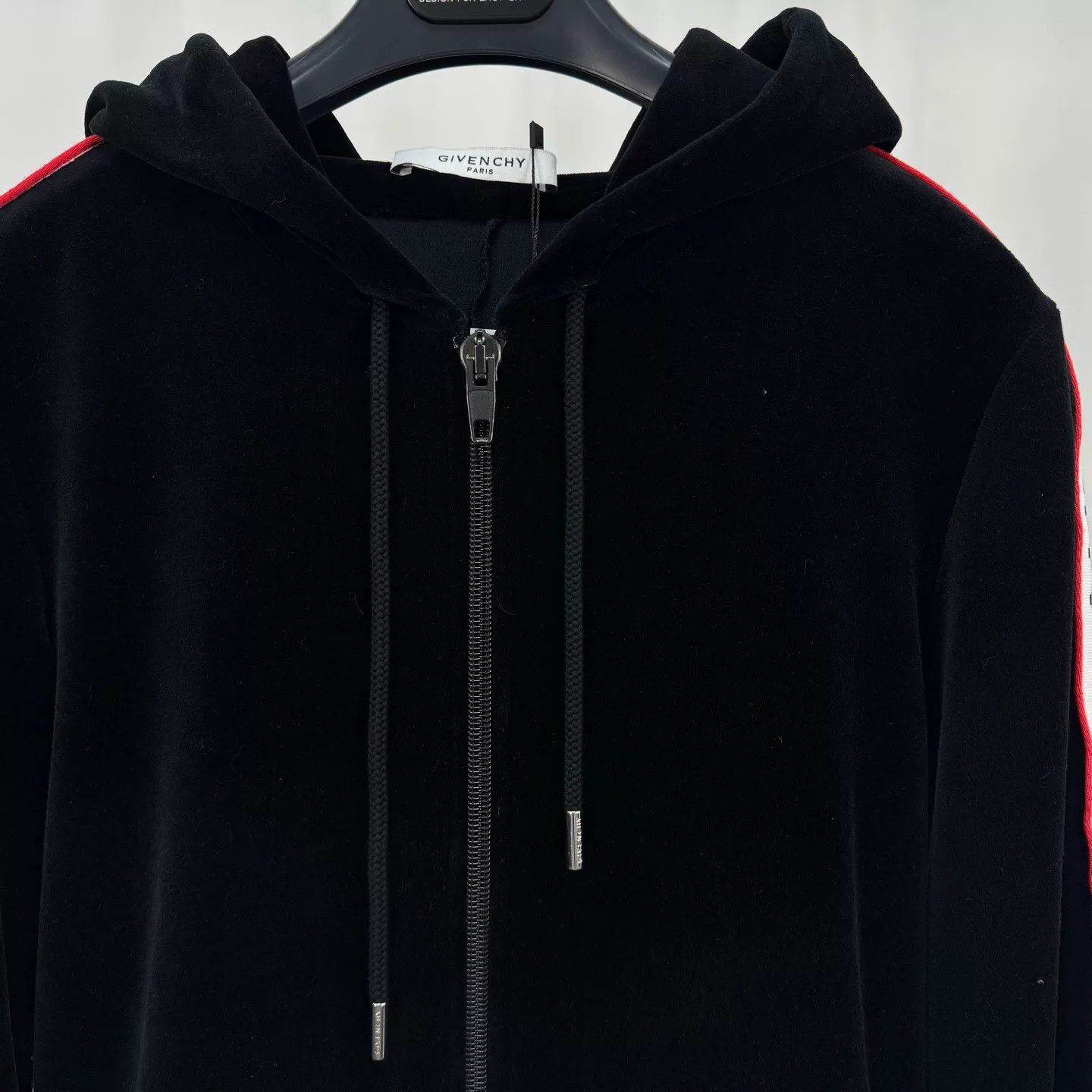 Givenchy Givenchy Velvet Side Logo Zip Jacket Size XS / US 0-2 / IT 36-38 - 3 Thumbnail