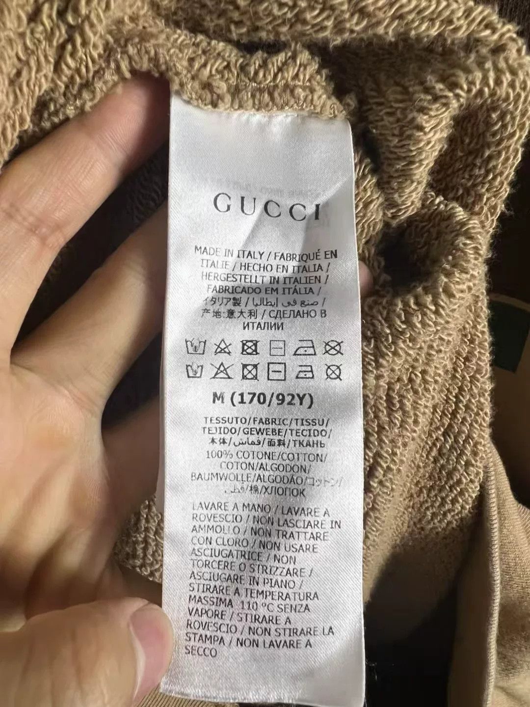 The North Face gucci x tnf collaboration khaki hoodie Size US M / EU 48-50 / 2 - 5 Thumbnail