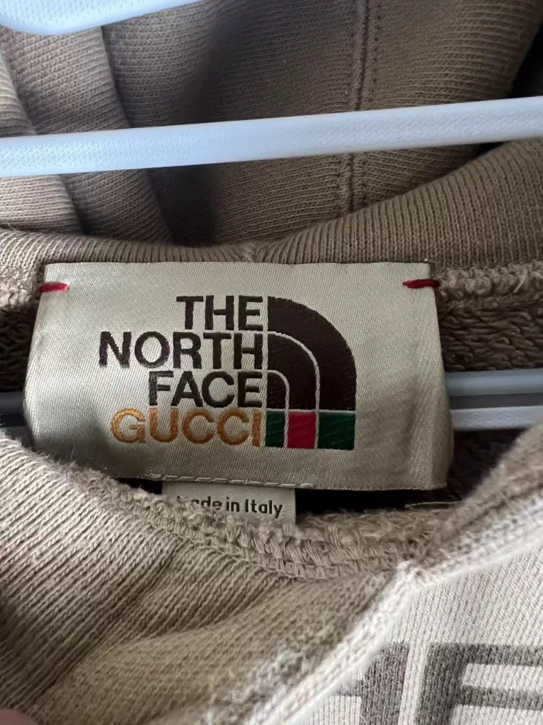The North Face gucci x tnf collaboration khaki hoodie Size US M / EU 48-50 / 2 - 4 Thumbnail