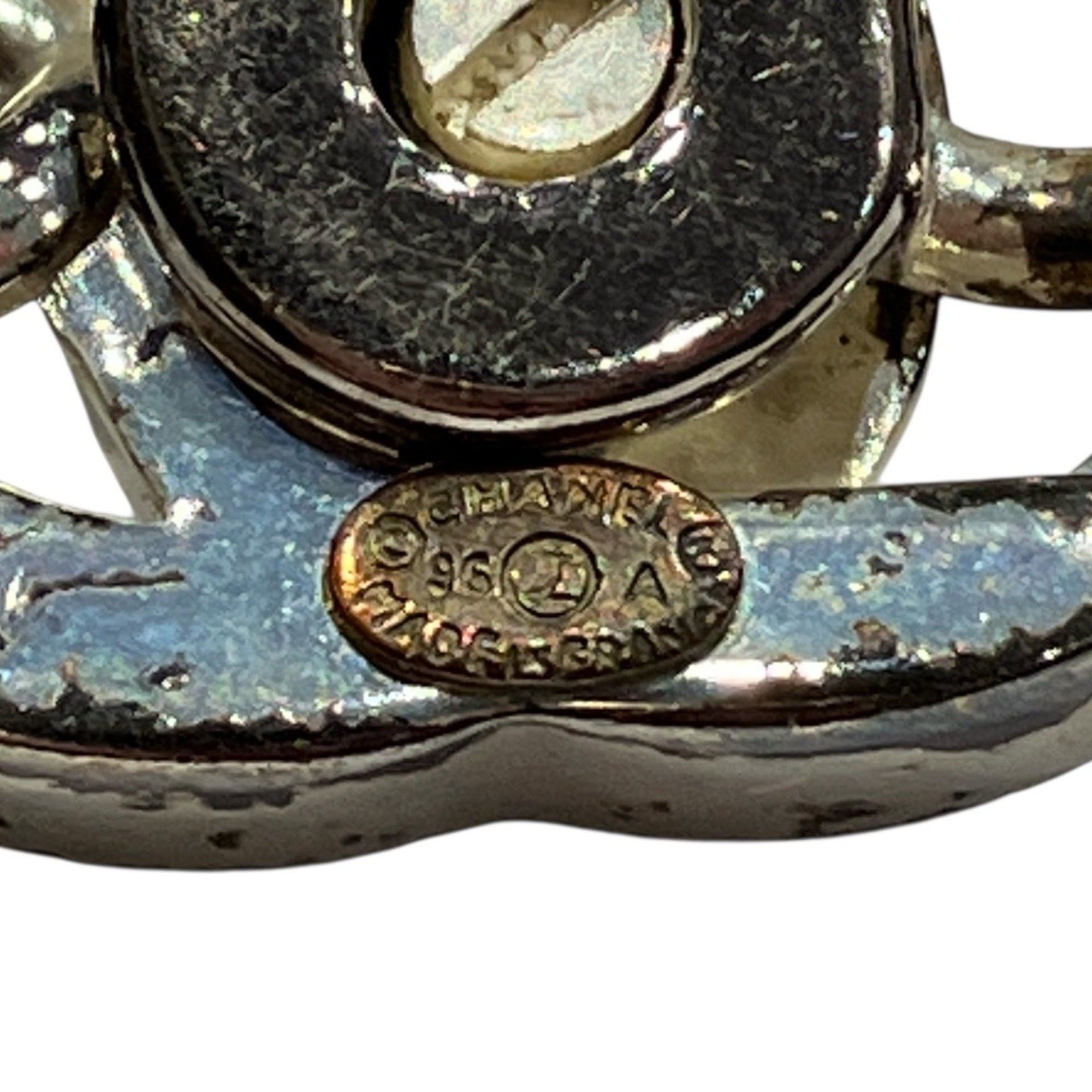 Chanel Chanel Coco Mark Turn Lock Bracelet in Brass Size ONE SIZE - 2 Thumbnail