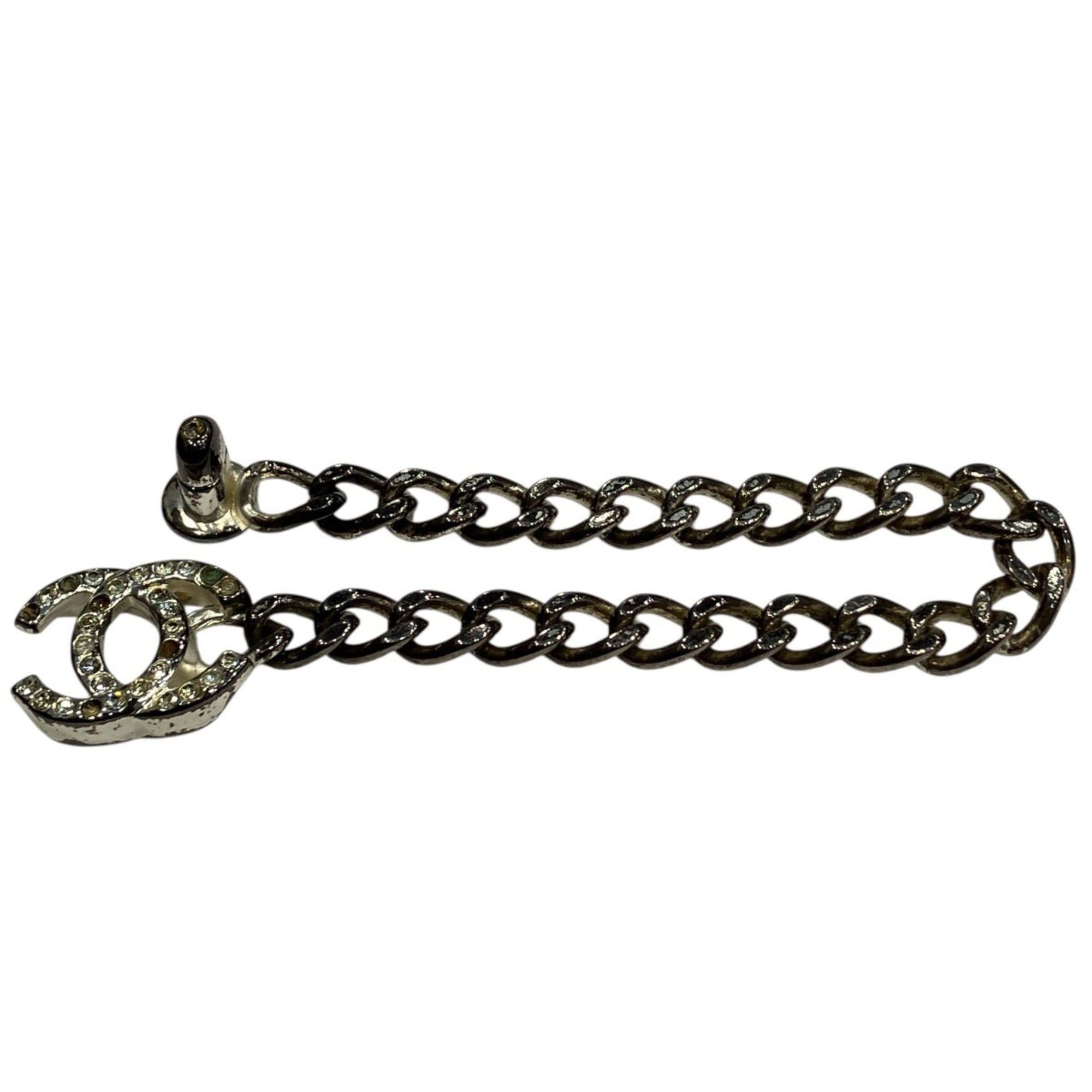 Chanel Chanel Coco Mark Turn Lock Bracelet in Brass Size ONE SIZE - 9 Thumbnail