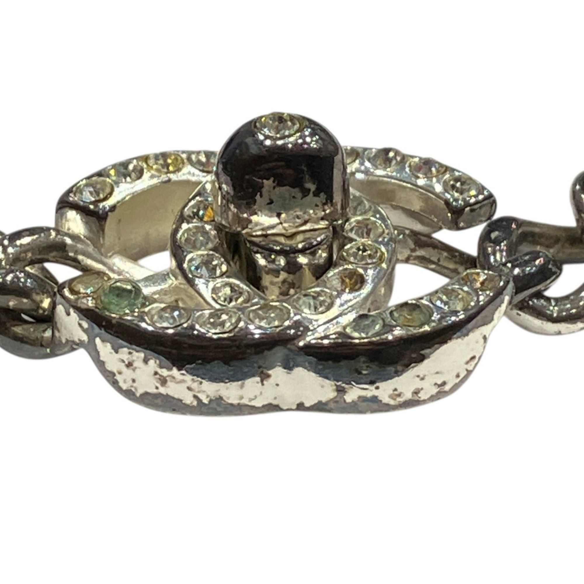 Chanel Chanel Coco Mark Turn Lock Bracelet in Brass Size ONE SIZE - 3 Thumbnail