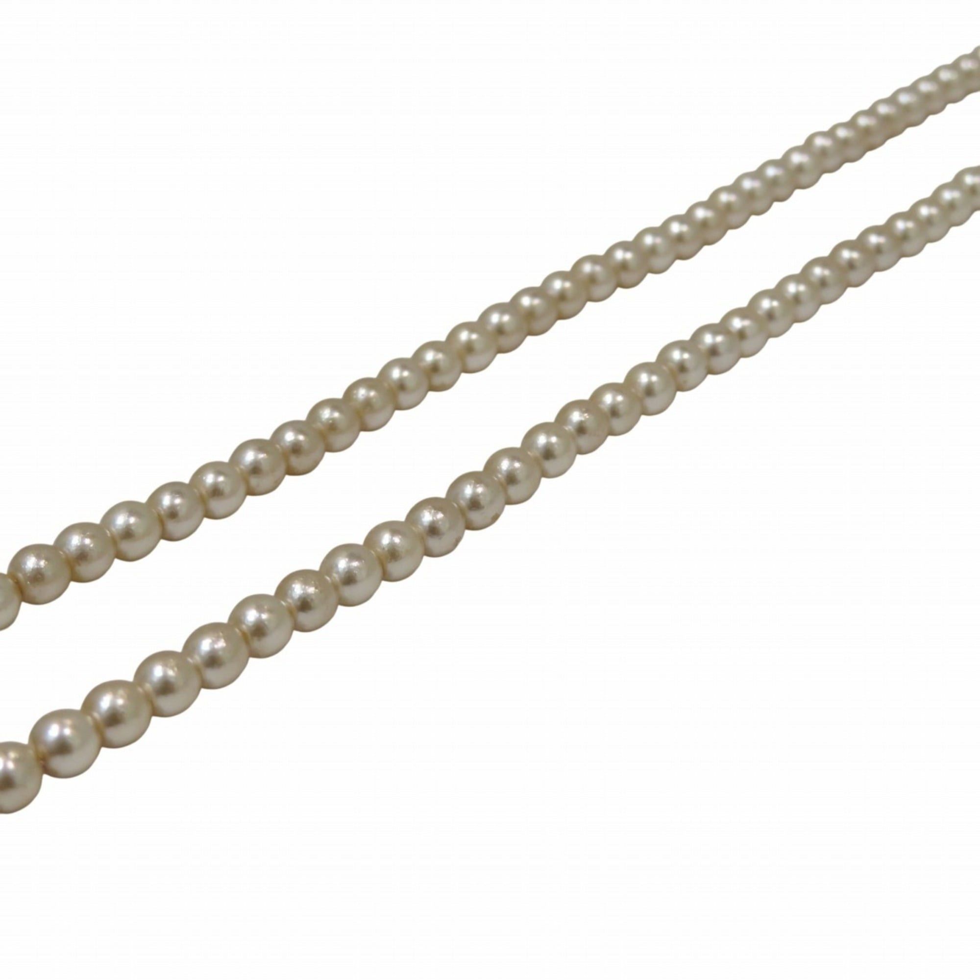 Chanel CHANEL necklace, approximately 40cm, GP, fake pearls Size ONE SIZE - 4 Thumbnail