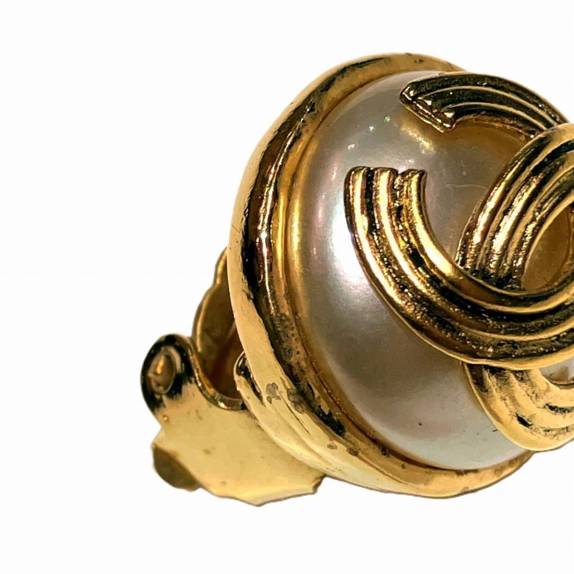 Chanel CHANEL earrings, total weight approximately 18.4g, GP fake pearl Size ONE SIZE - 9 Thumbnail