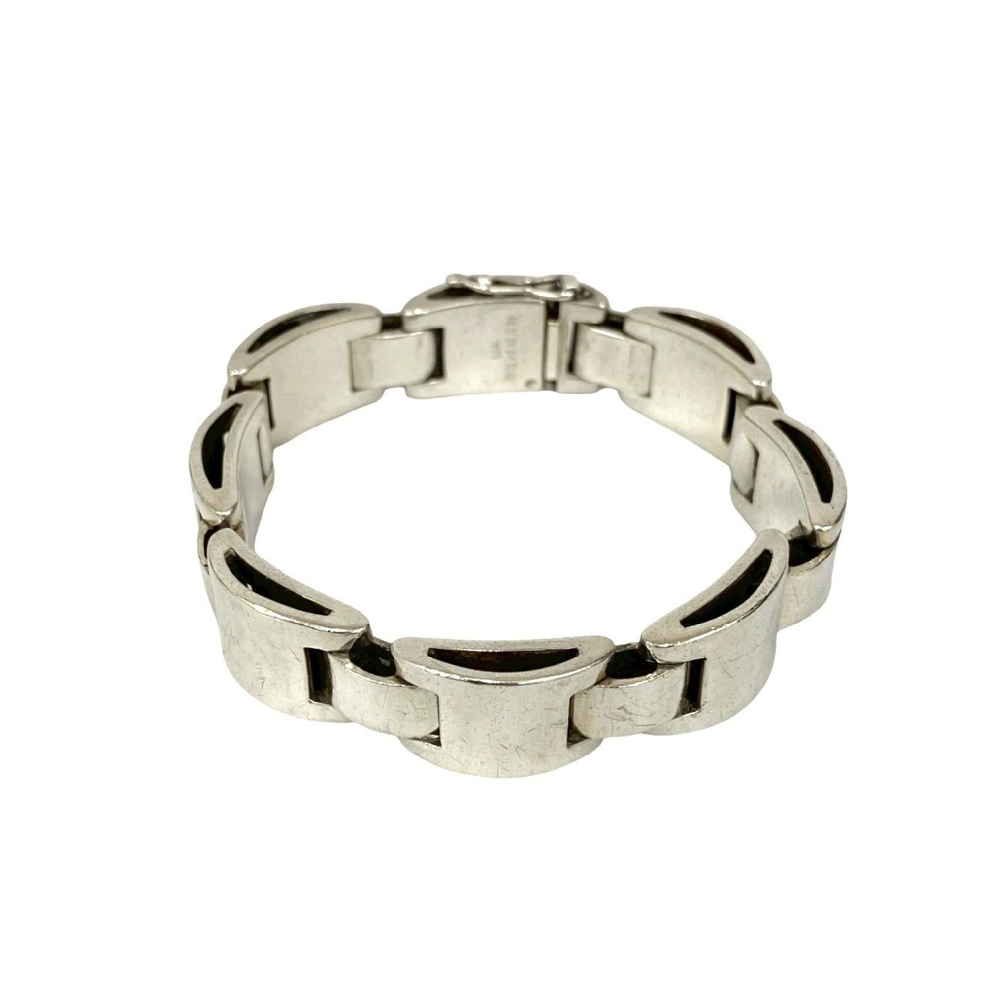 Hermes HERMES Luna Park Silver 925 Bracelet/Bangle, 28629 Size ONE SIZE - 7 Thumbnail